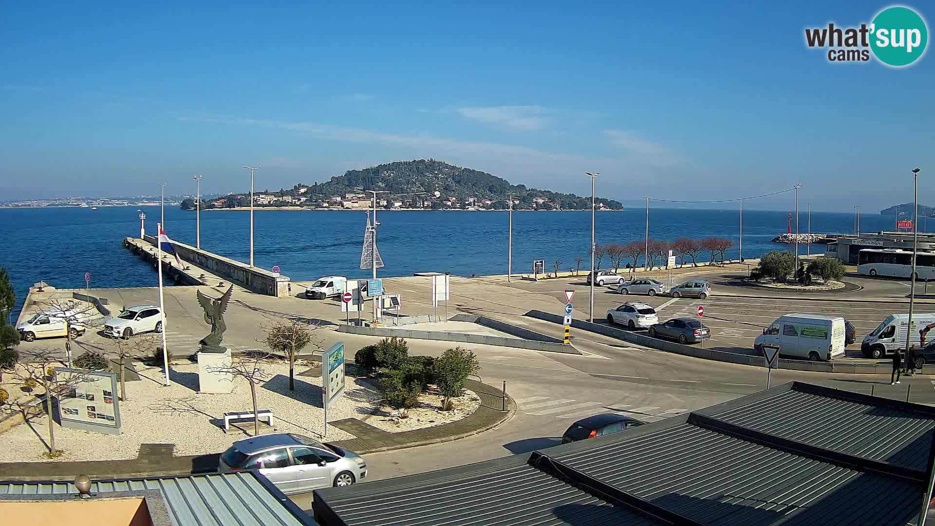 Webcam Ugljan – Preko Ferry to Zadar