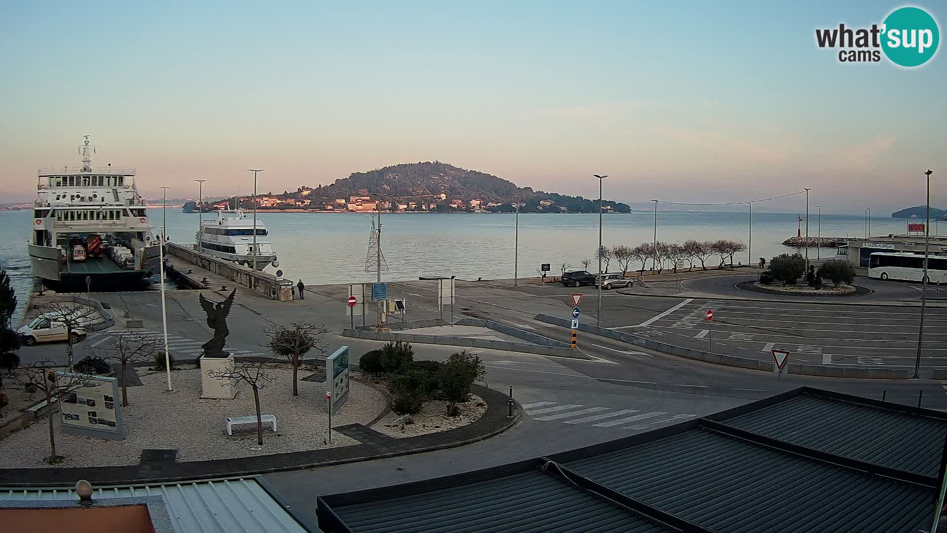 Webcam Ugliano – terminal traghetto da Preko a Zara