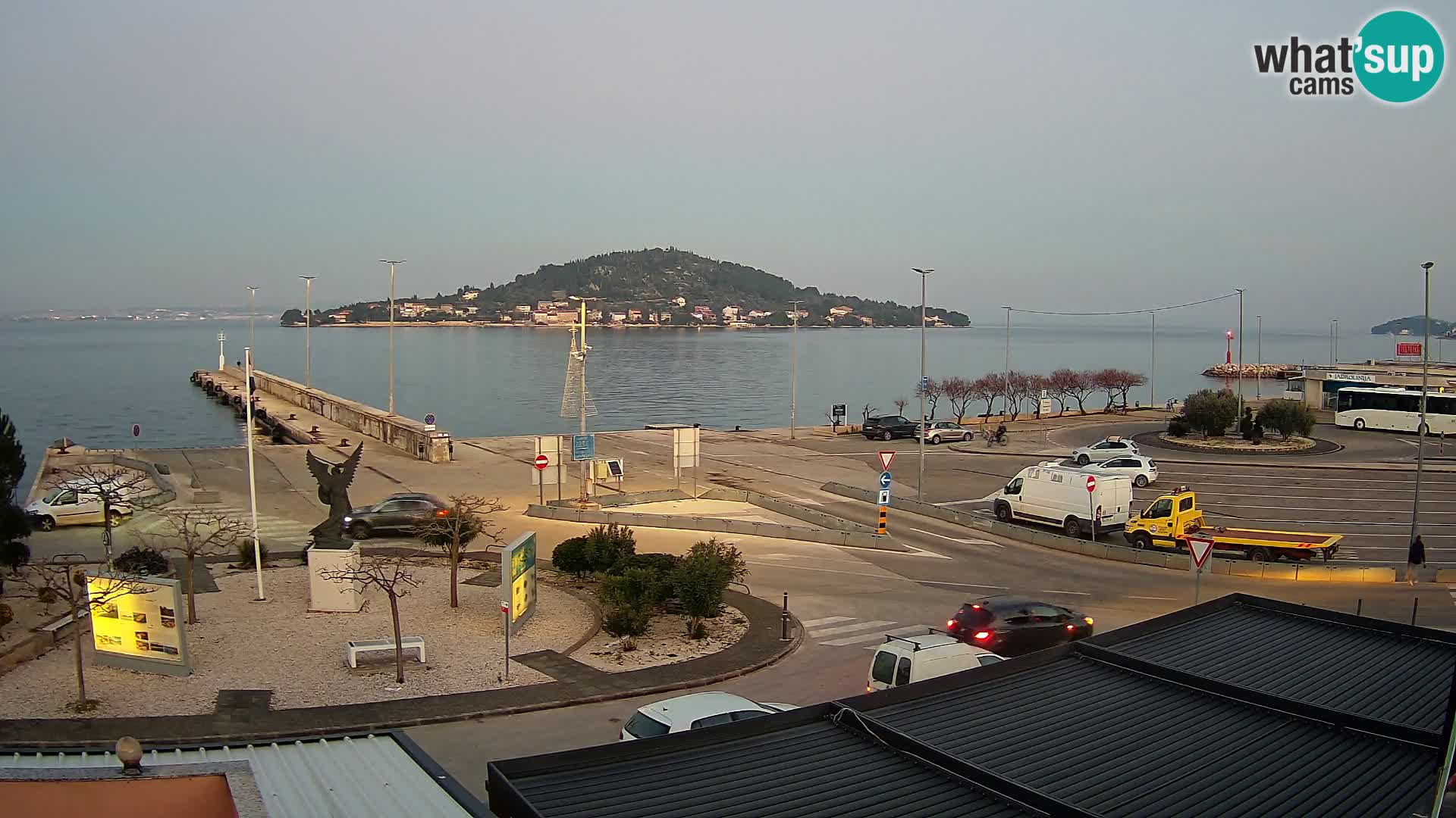 Spletna kamera Ugljan – trajekt Preko – Zadar