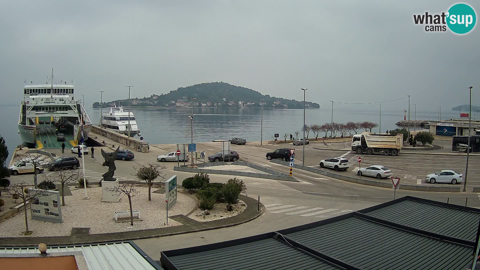 Web kamera Ugljan – Preko trajekt za Zadar