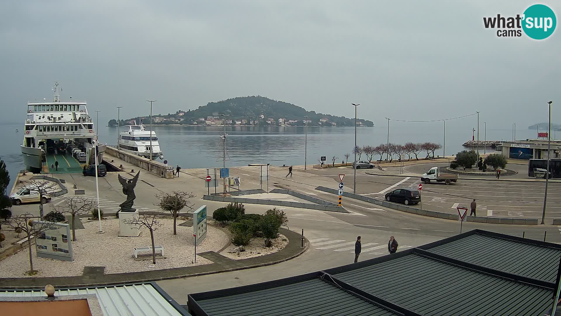 Spletna kamera Ugljan – trajekt Preko – Zadar