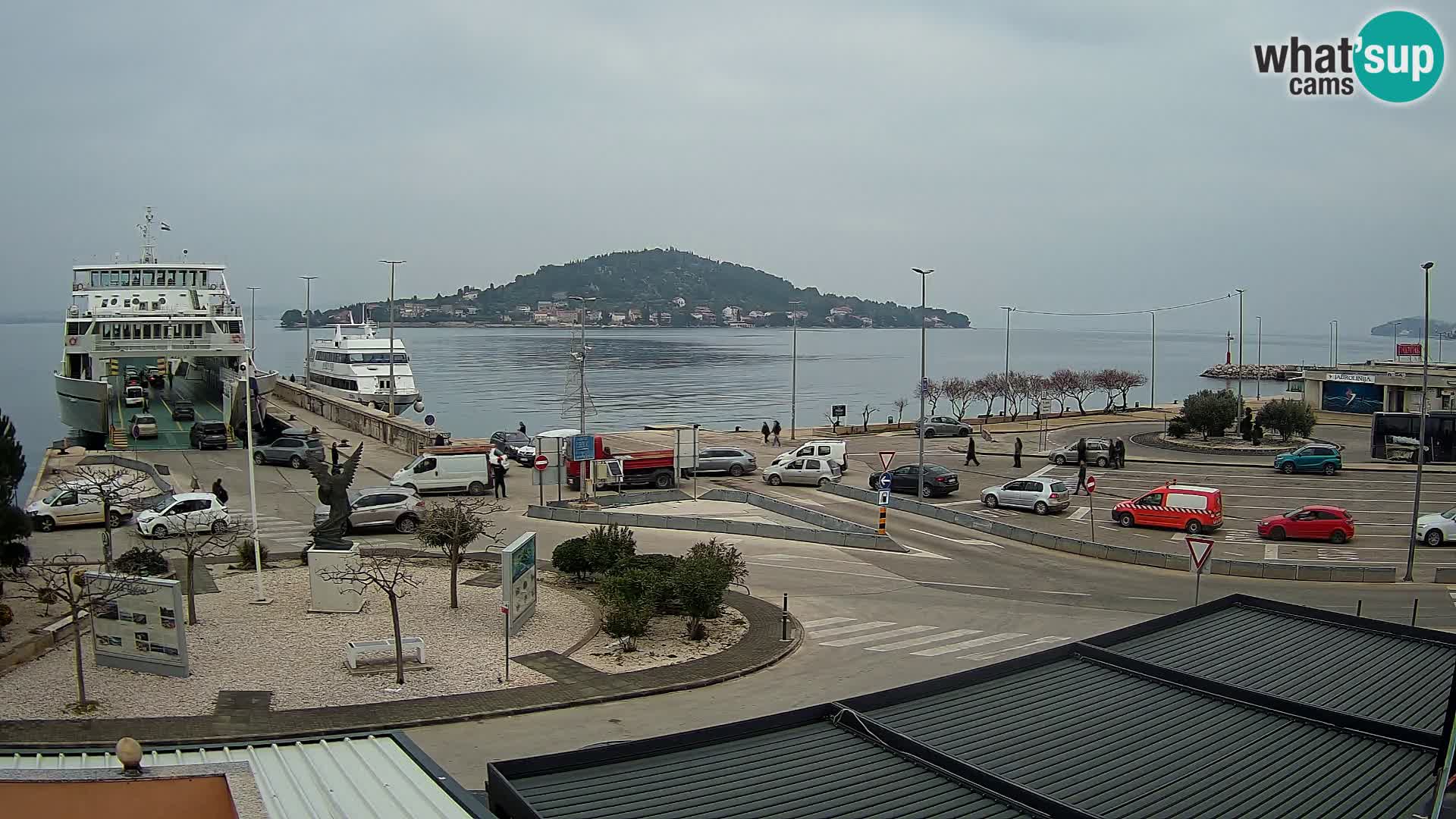 Spletna kamera Ugljan – trajekt Preko – Zadar