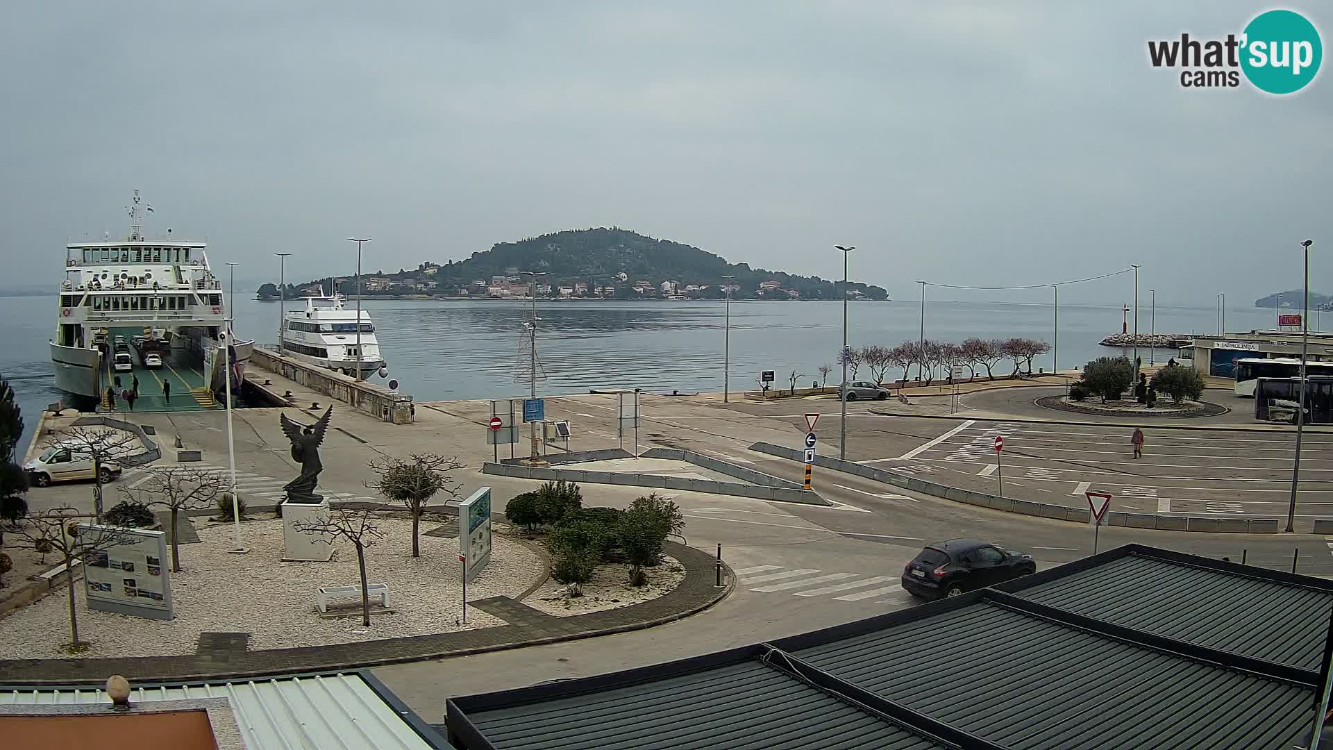 Spletna kamera Ugljan – trajekt Preko – Zadar