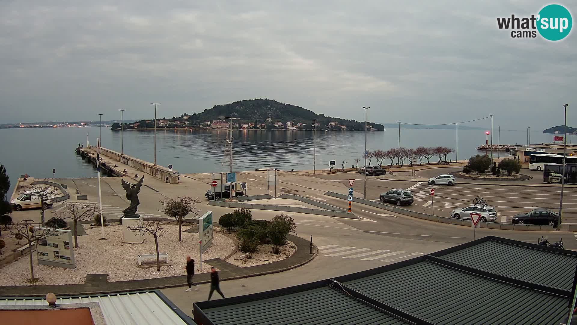 Web kamera Ugljan – Preko trajekt za Zadar