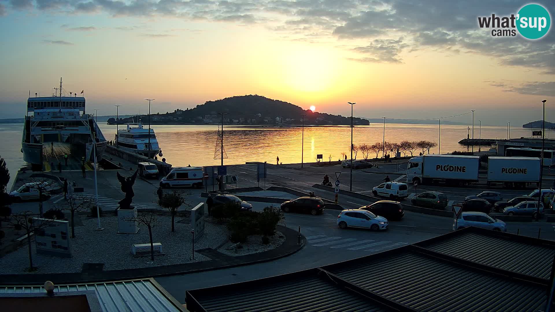 Webcam Ugljan – Preko Ferry to Zadar