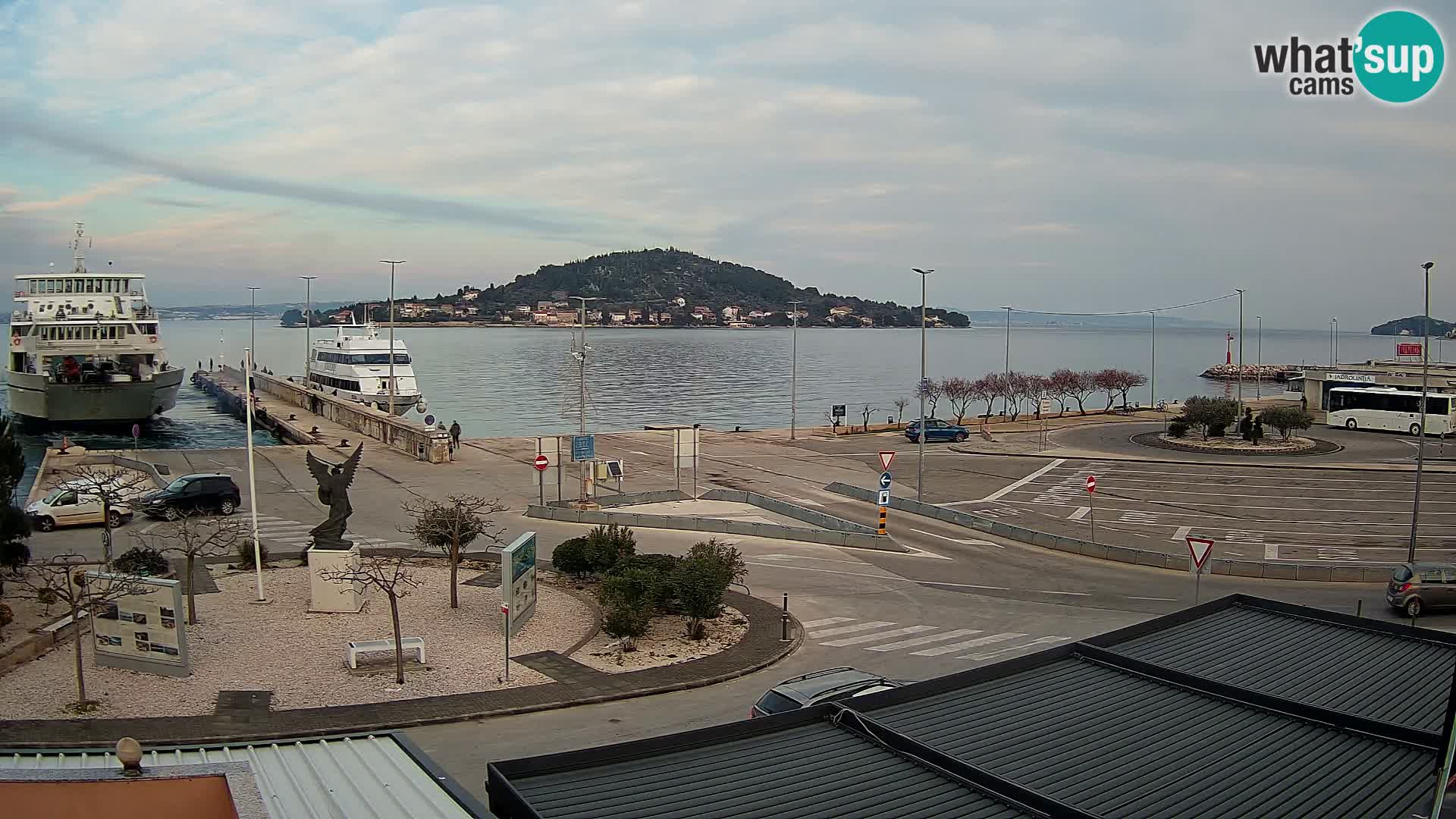 Webcam Ugliano – terminal traghetto da Preko a Zara