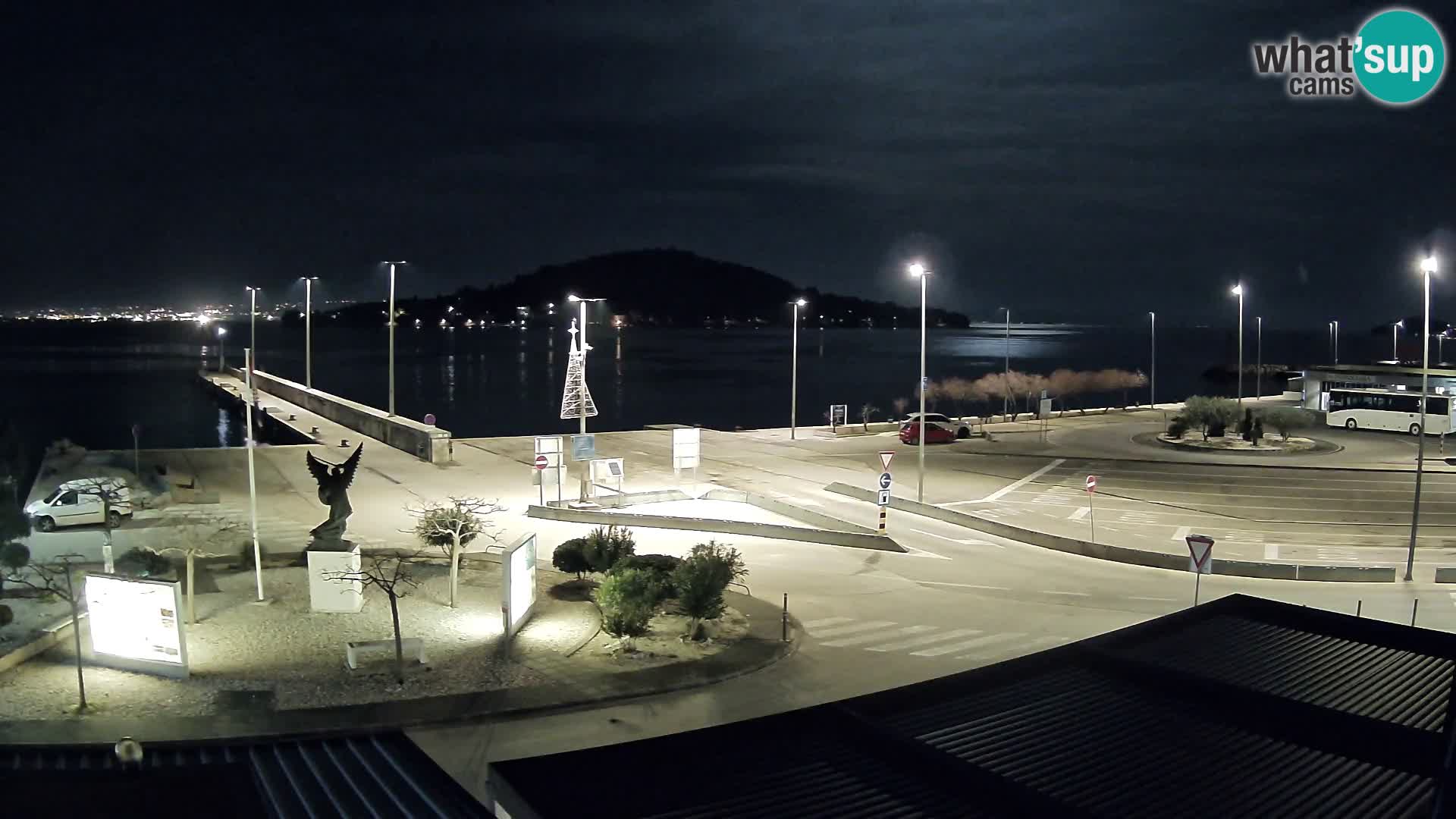 Webcam Ugliano – terminal traghetto da Preko a Zara