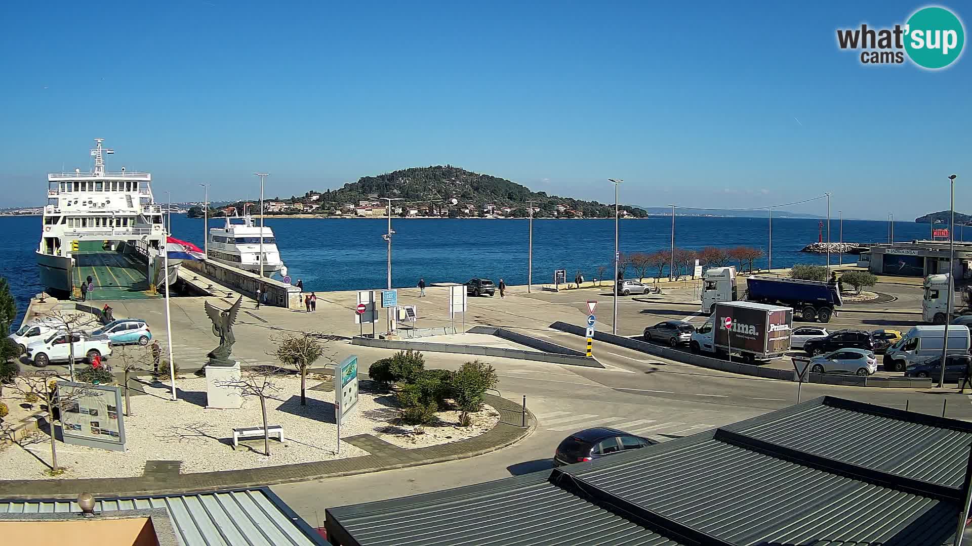 UGLJAN Webcam – Preko-Fähre nach Zadar
