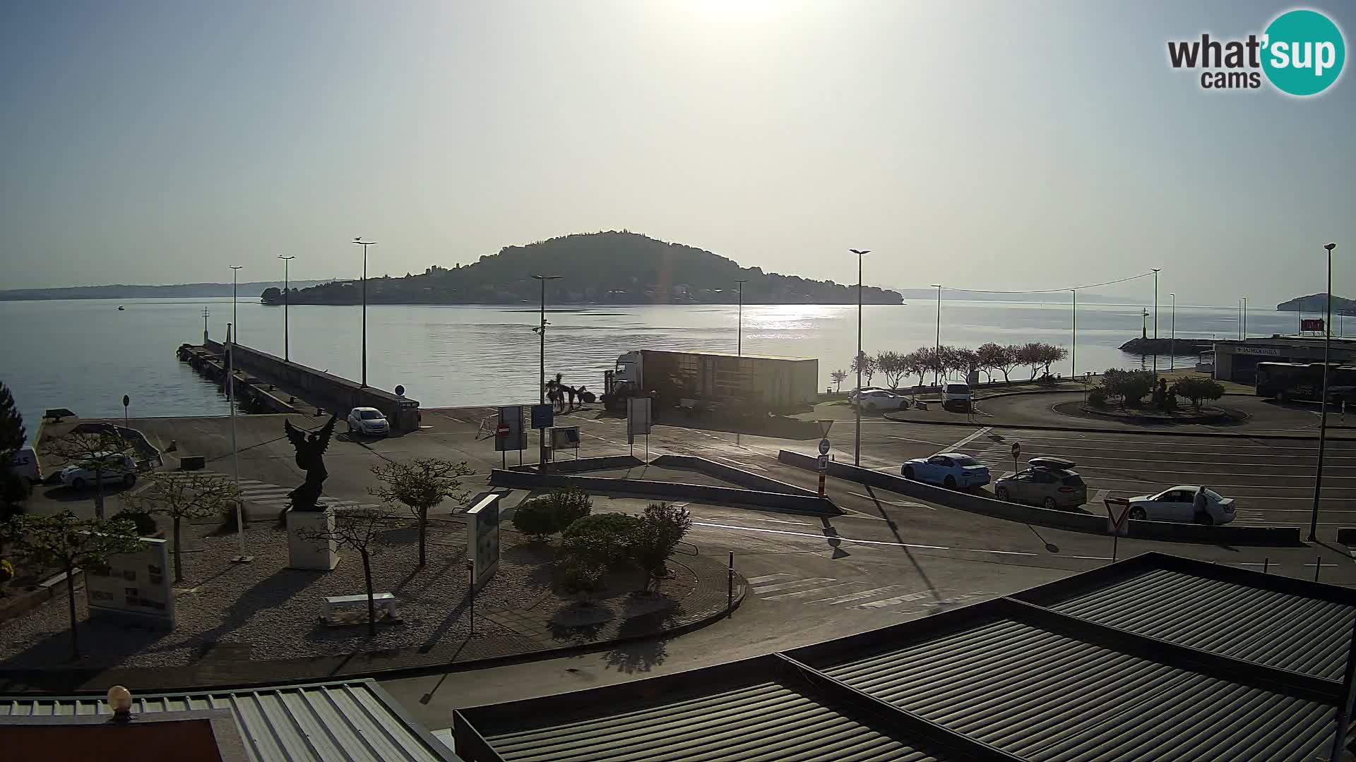 Webcam Ugliano – terminal traghetto da Preko a Zara