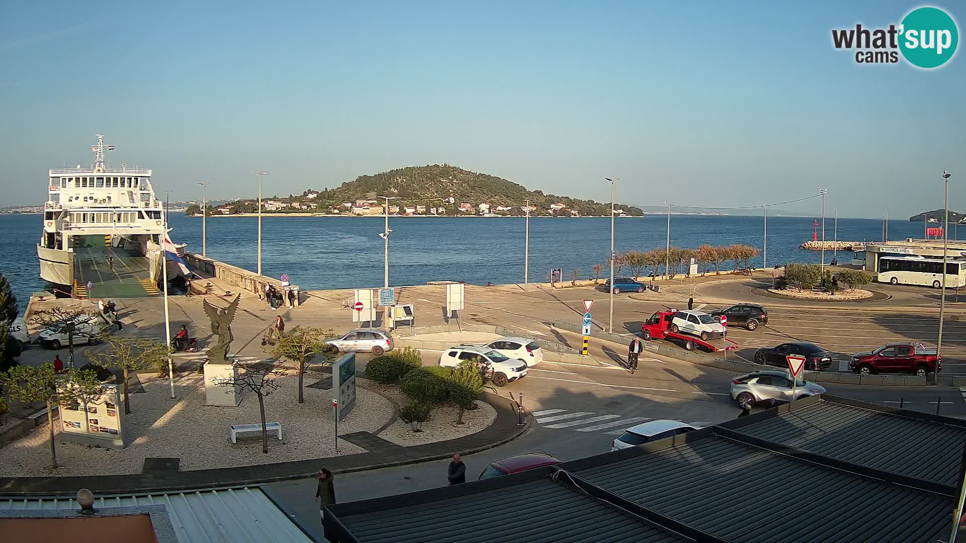 Webcam Ugliano – terminal traghetto da Preko a Zara