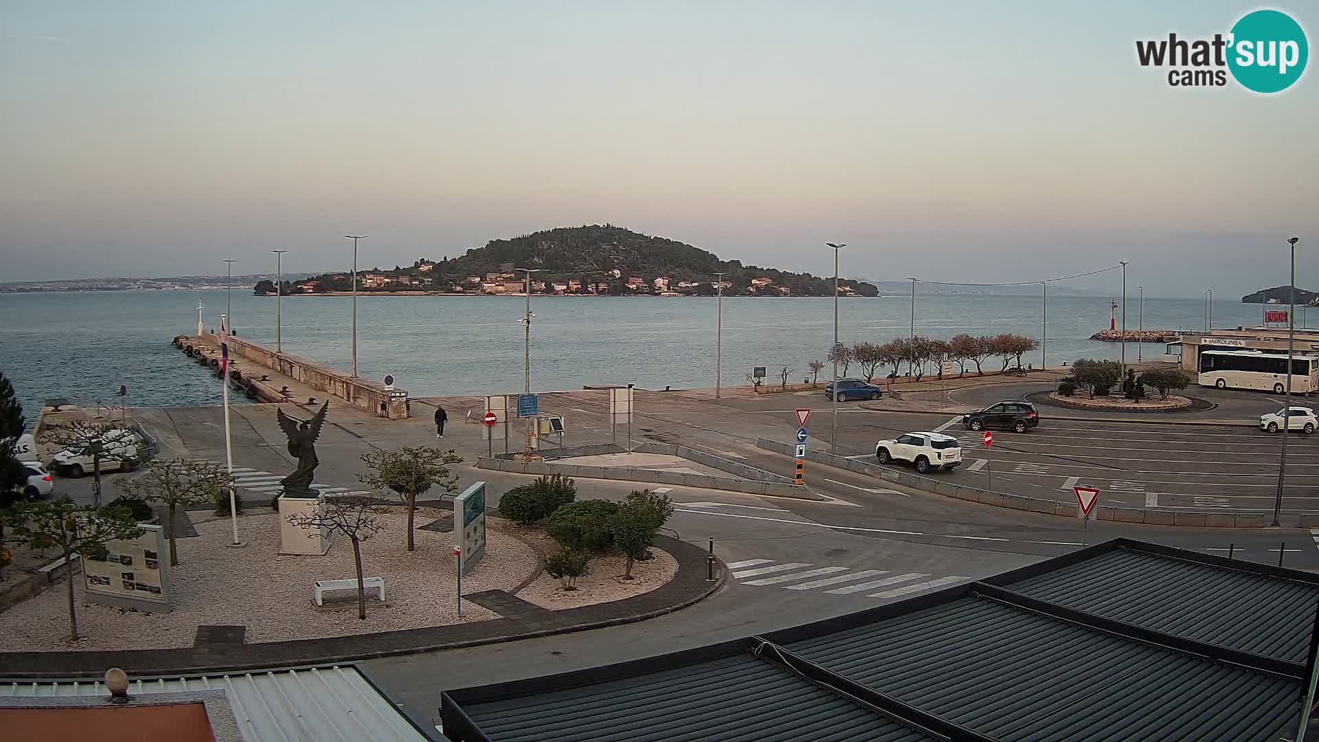 Spletna kamera Ugljan – trajekt Preko – Zadar