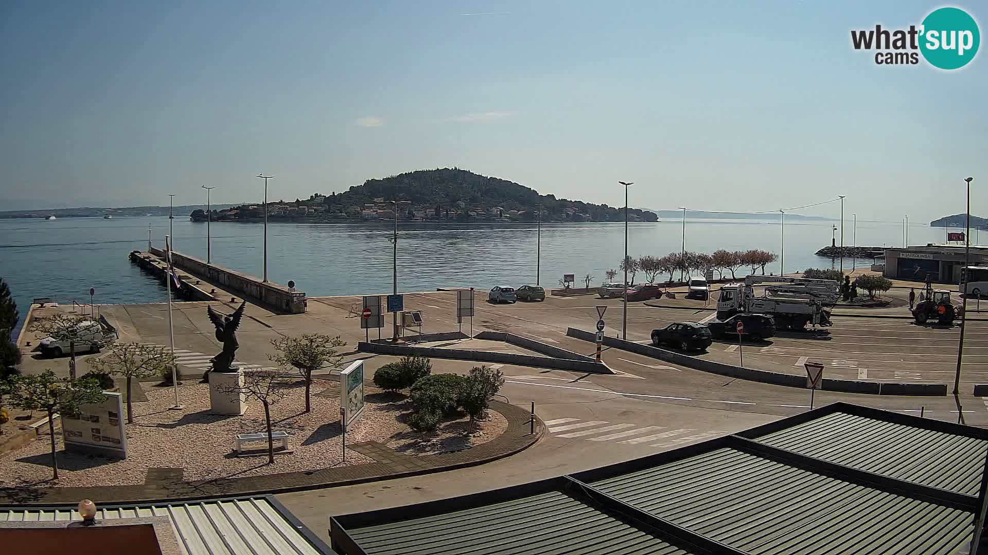 Webcam Ugliano – terminal traghetto da Preko a Zara