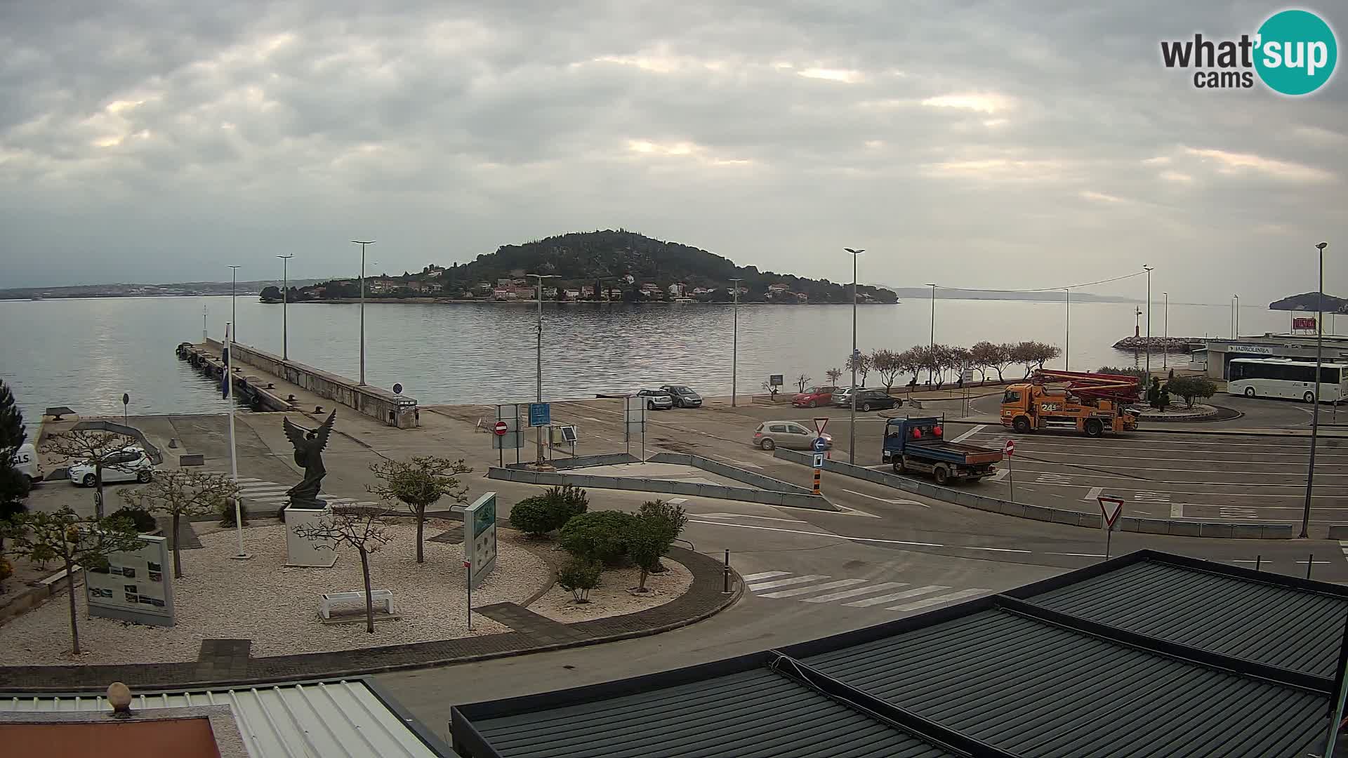 Web kamera Ugljan – Preko trajekt za Zadar