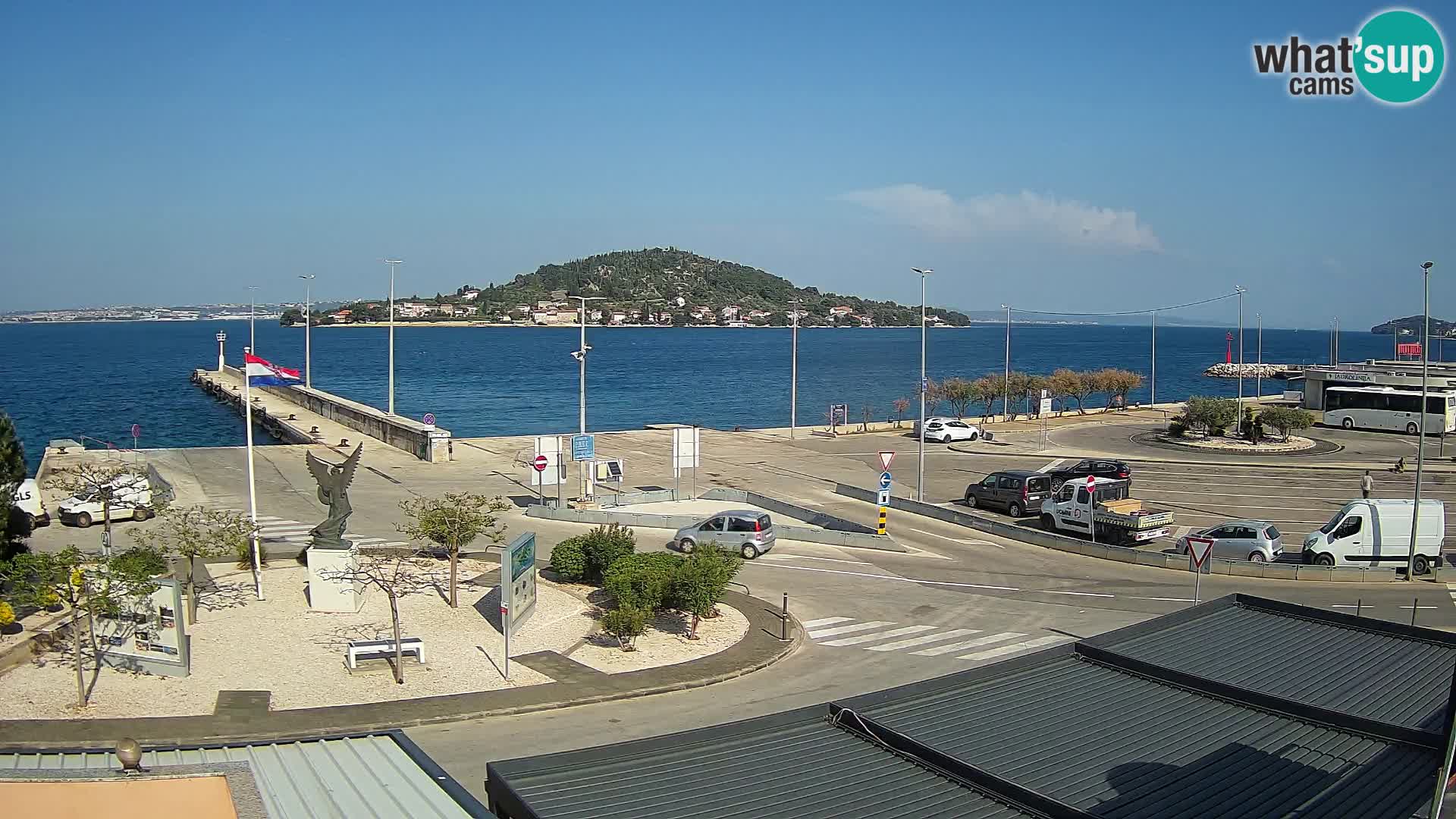 Spletna kamera Ugljan – trajekt Preko – Zadar