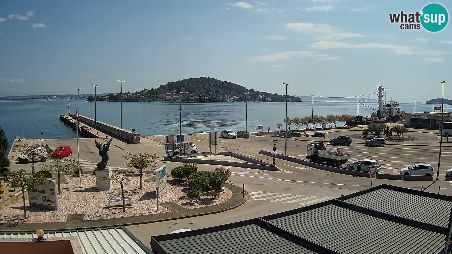 Web kamera Ugljan – Preko trajekt za Zadar