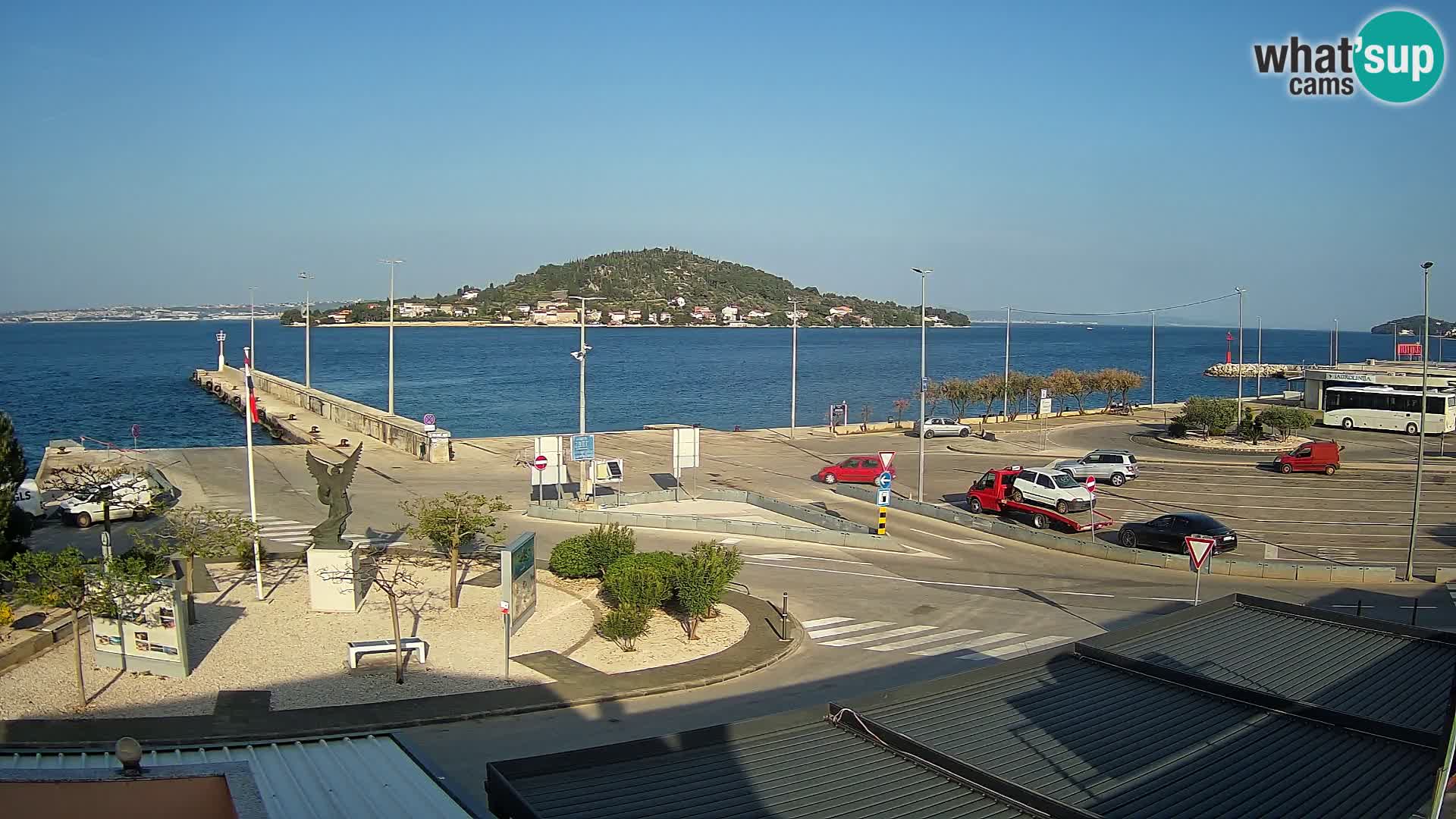 Web kamera Ugljan – Preko trajekt za Zadar