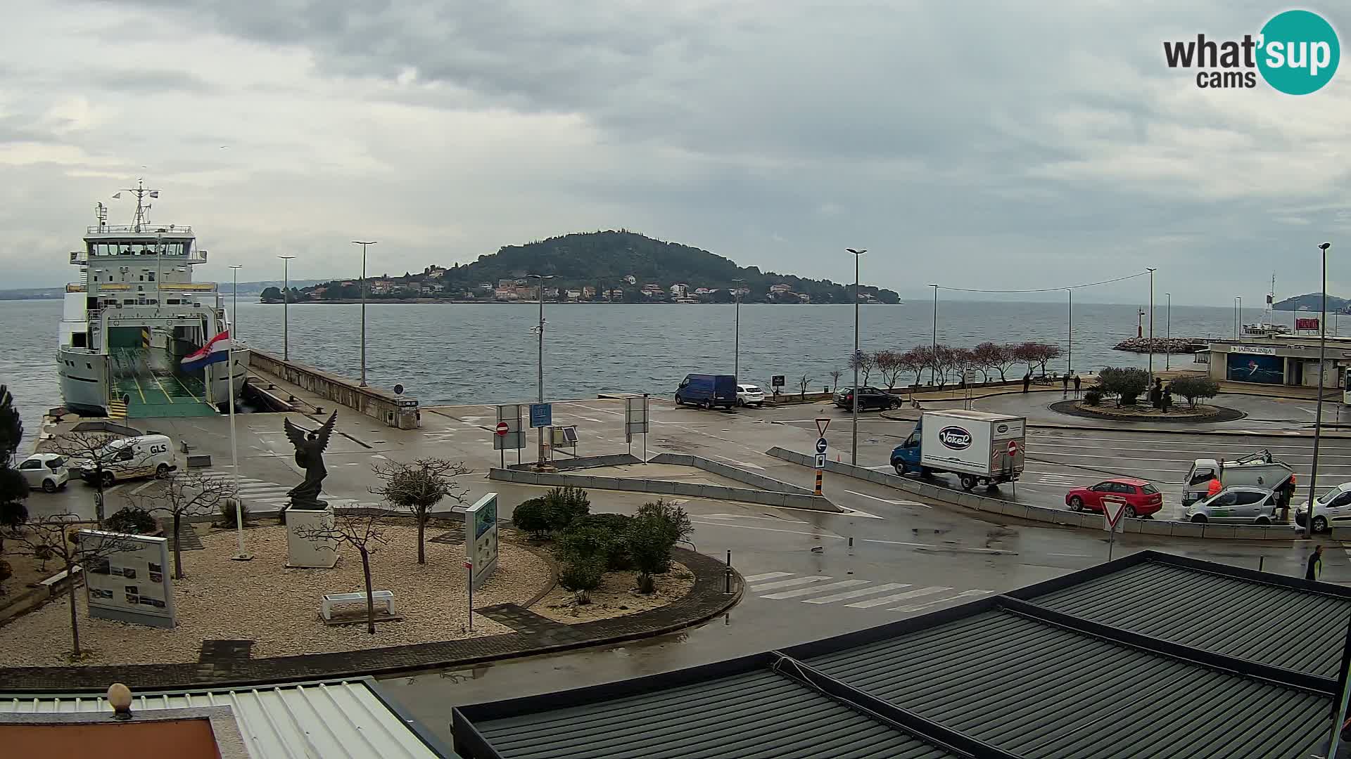 Spletna kamera Ugljan – trajekt Preko – Zadar
