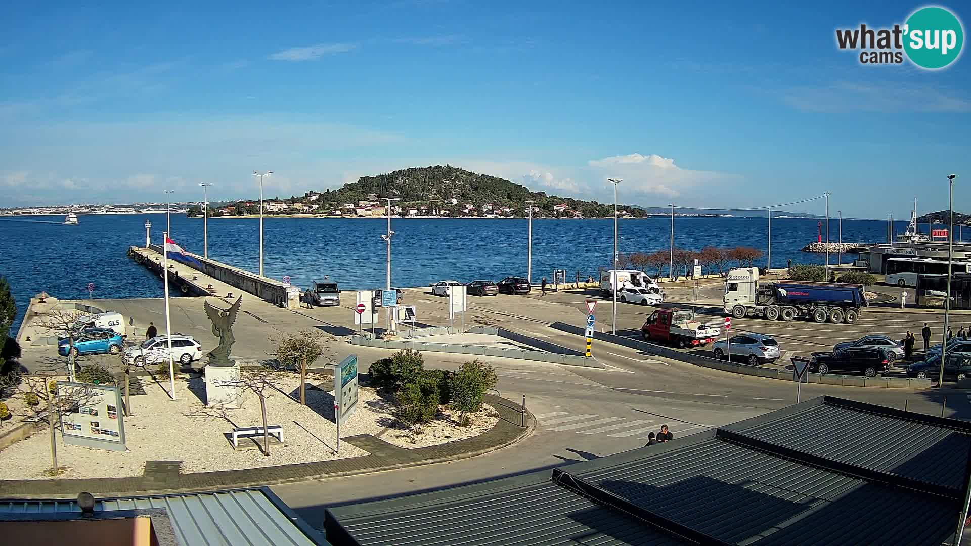 Webcam Ugljan – Preko Ferry to Zadar