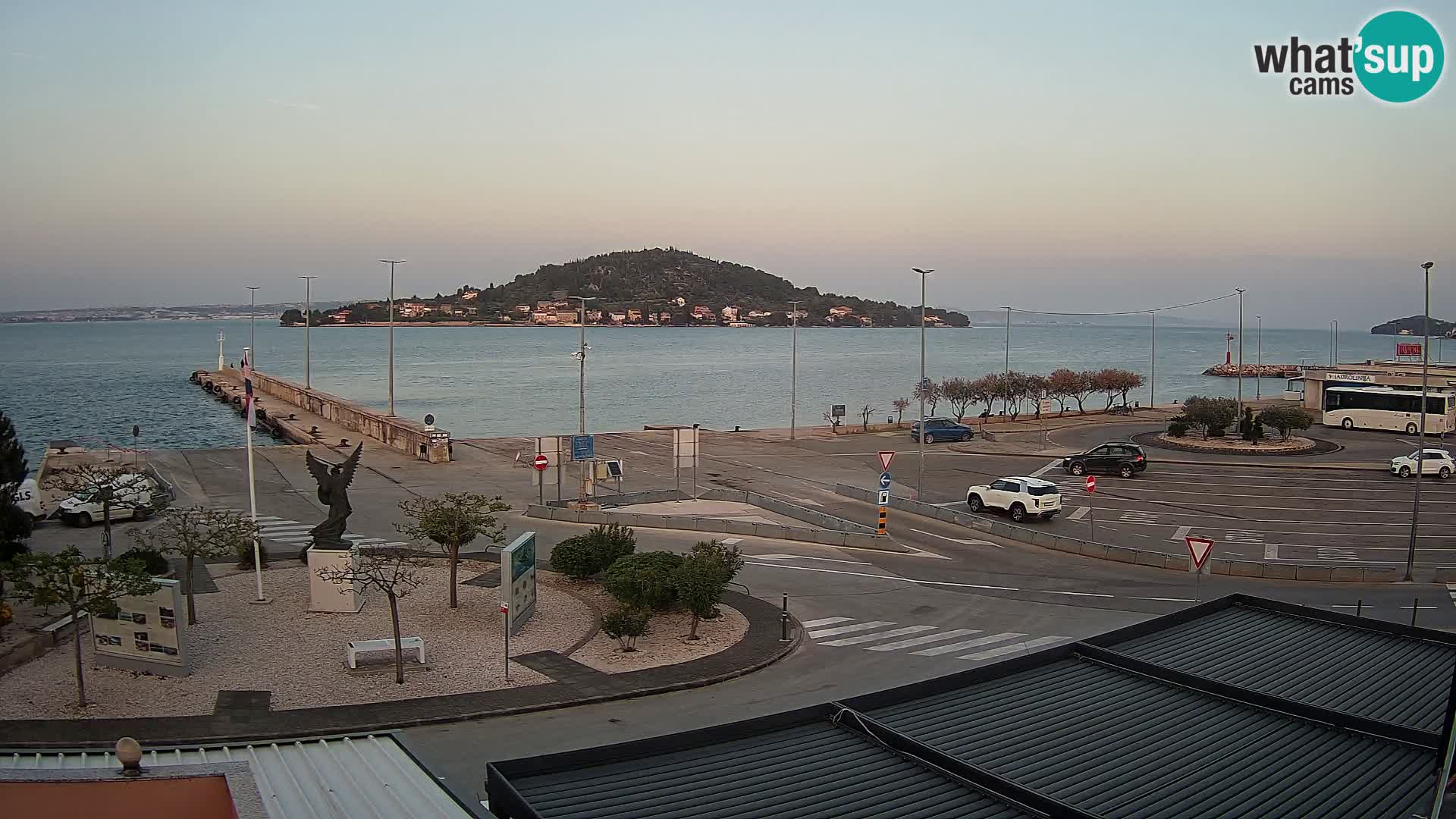 Spletna kamera Ugljan – trajekt Preko – Zadar