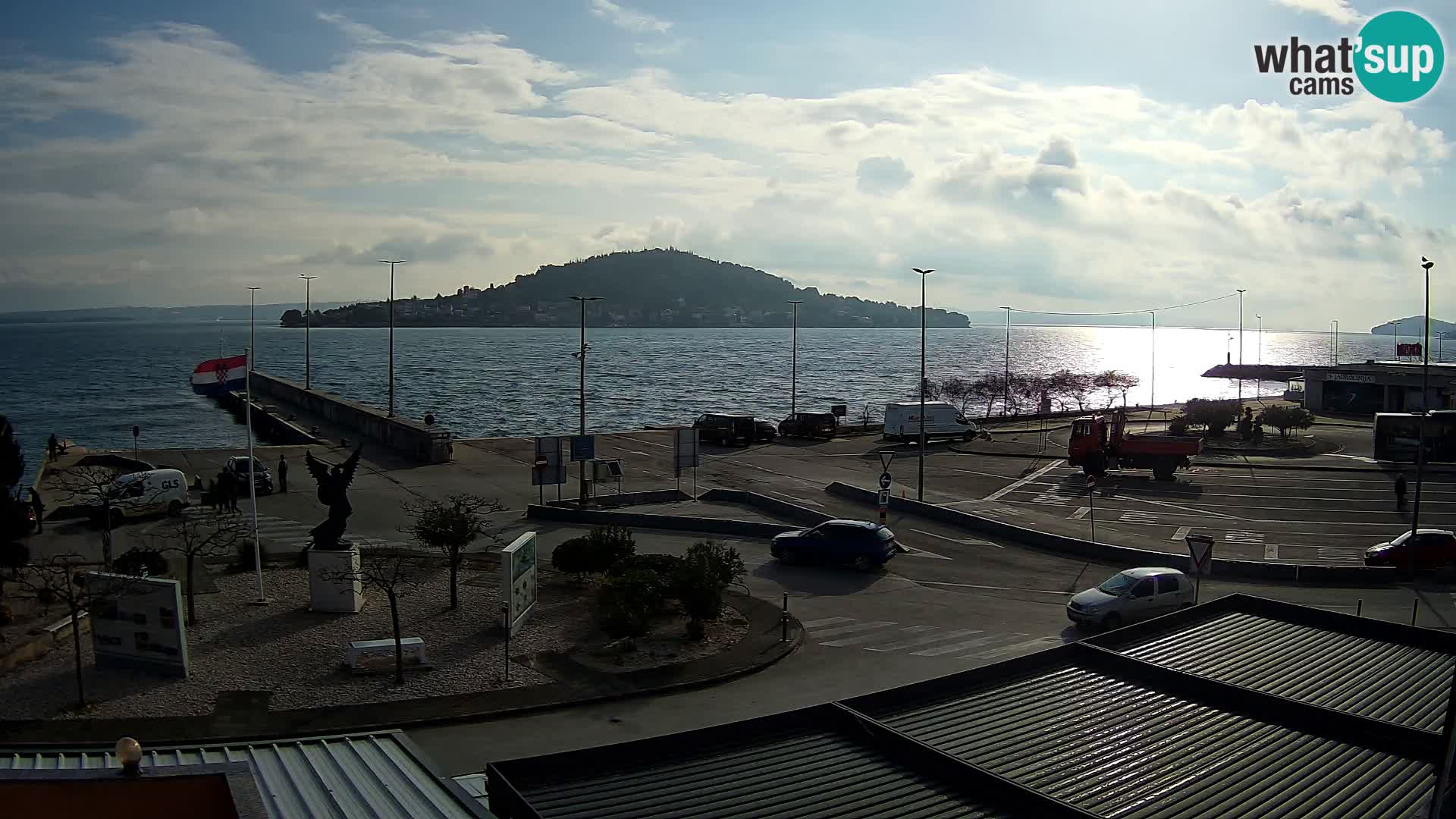 Webcam Ugliano – terminal traghetto da Preko a Zara