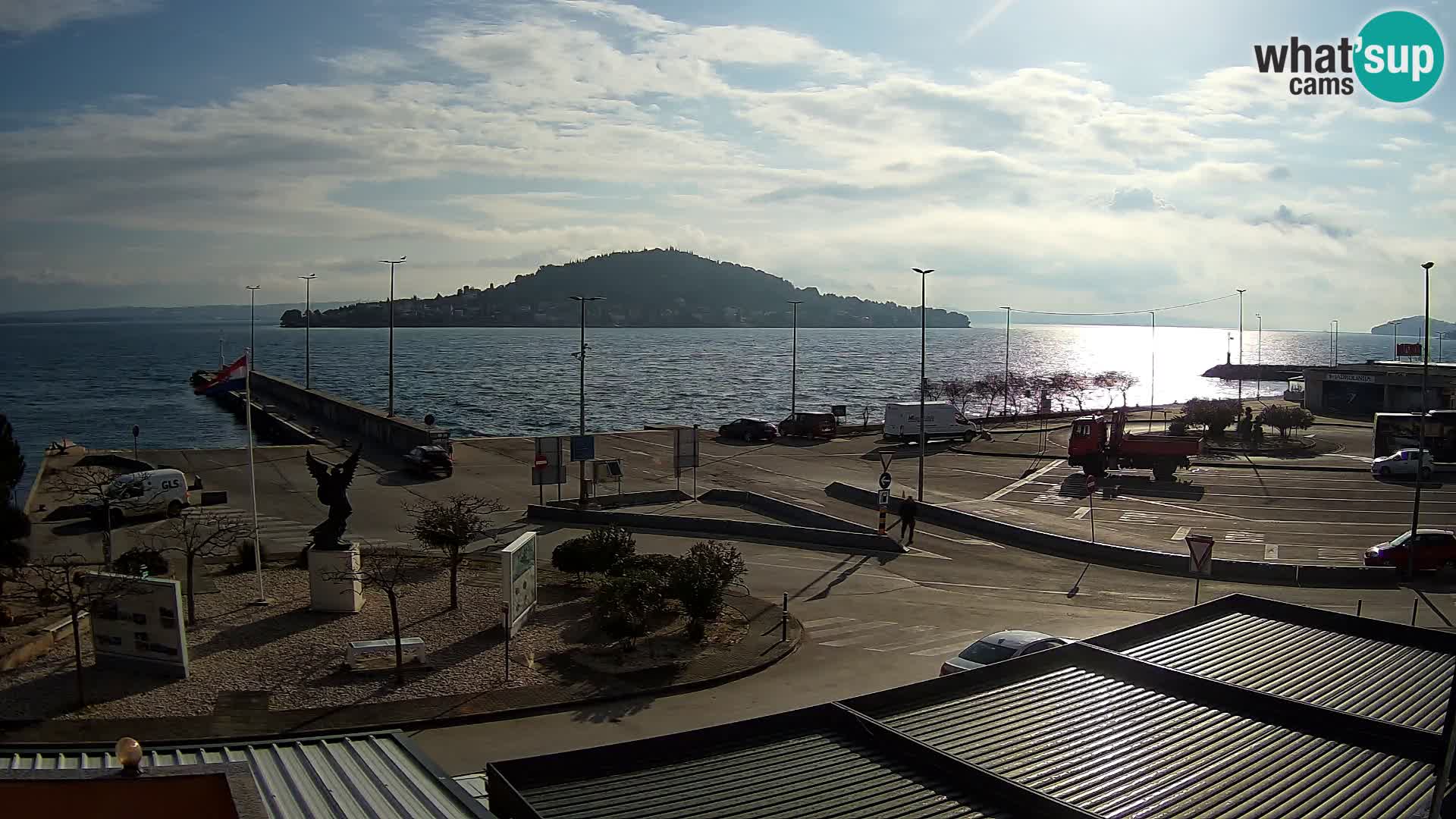 Webcam Ugliano – terminal traghetto da Preko a Zara