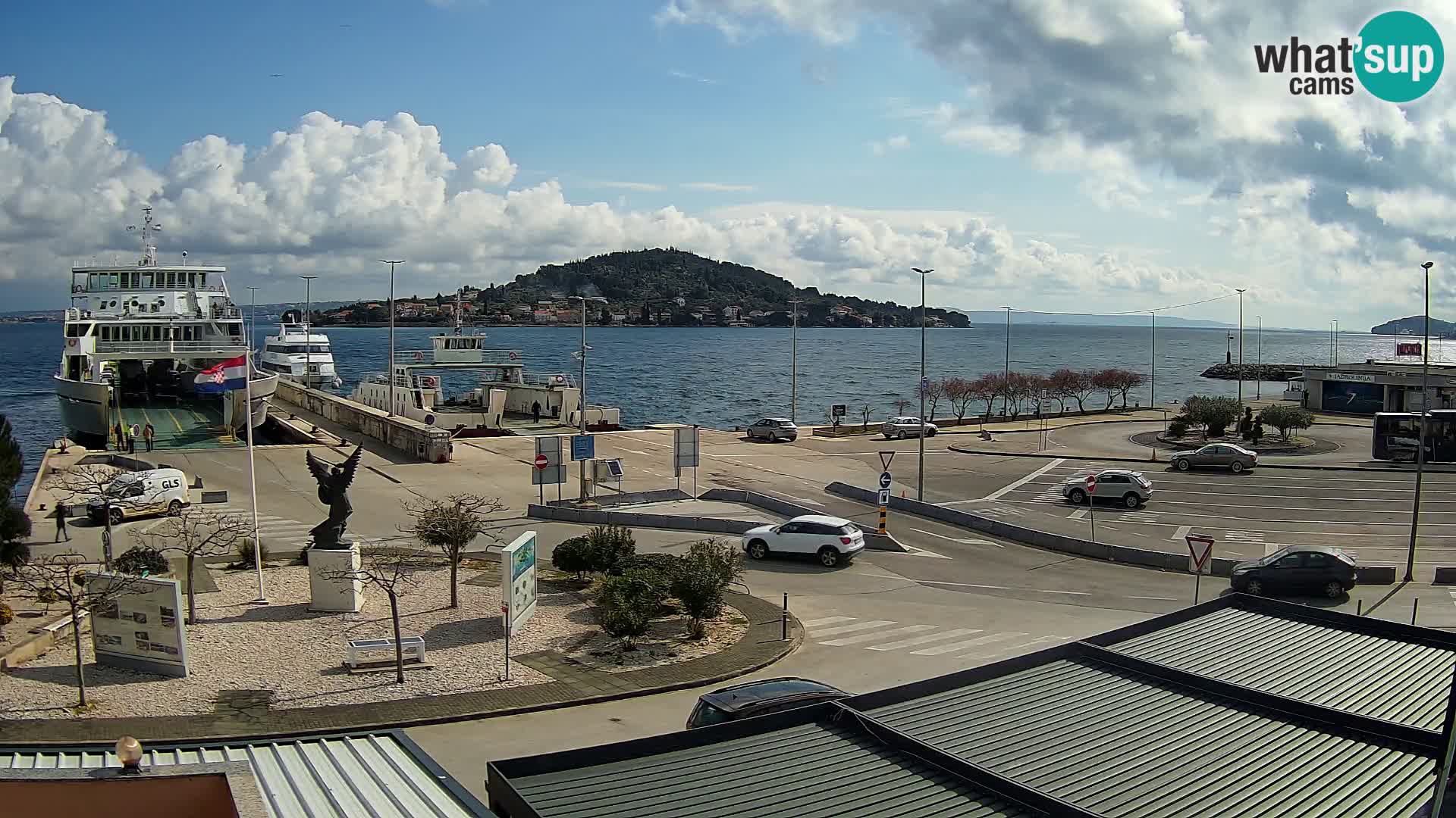 Webcam Ugliano – terminal traghetto da Preko a Zara