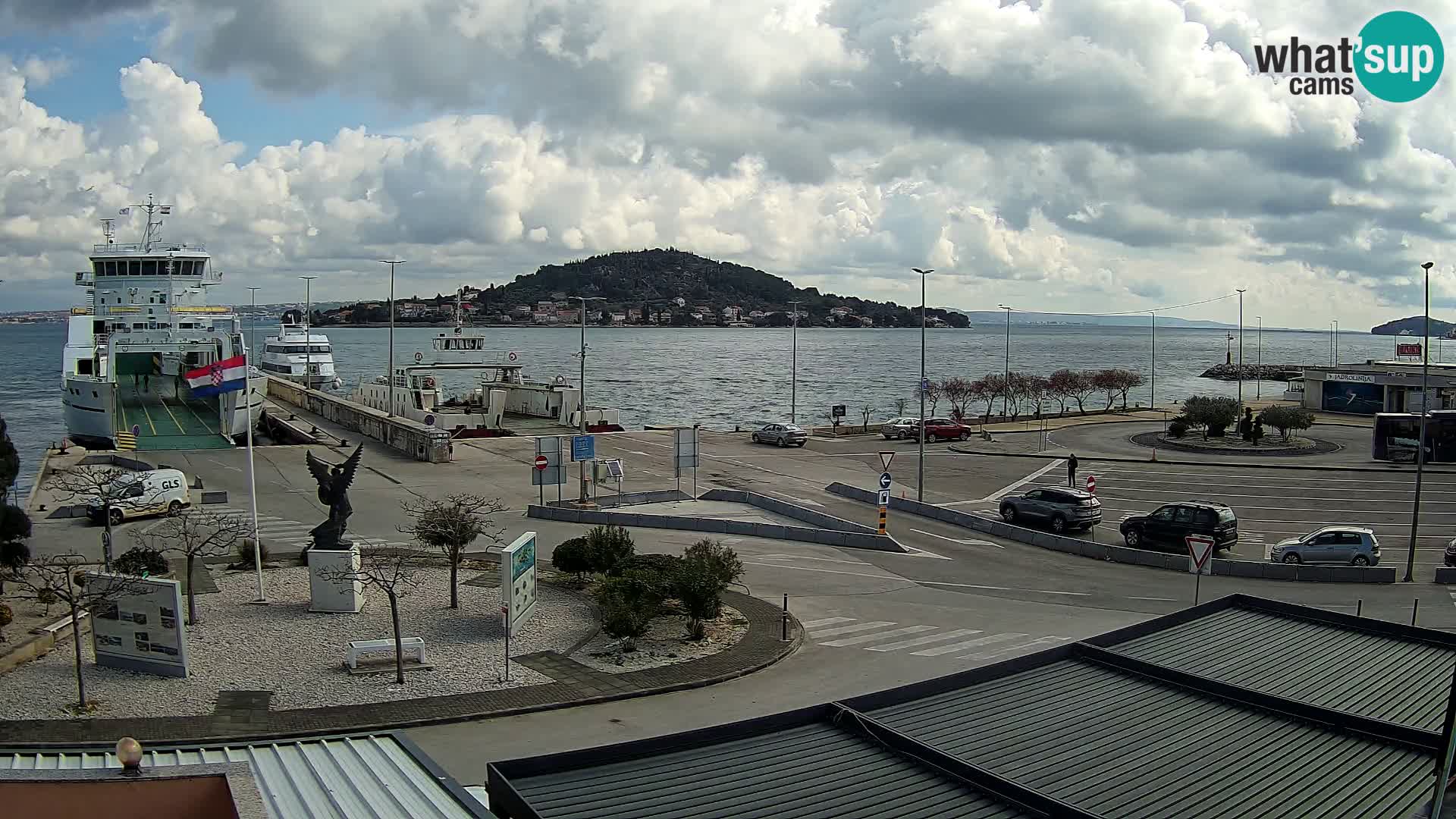 Webcam Ugljan – Preko Ferry to Zadar