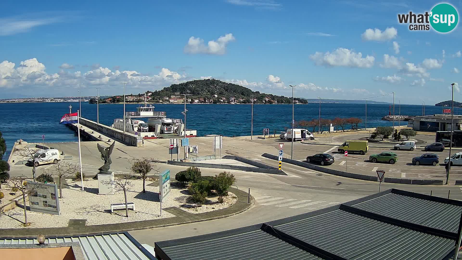 Webcam Ugljan – Preko Ferry to Zadar