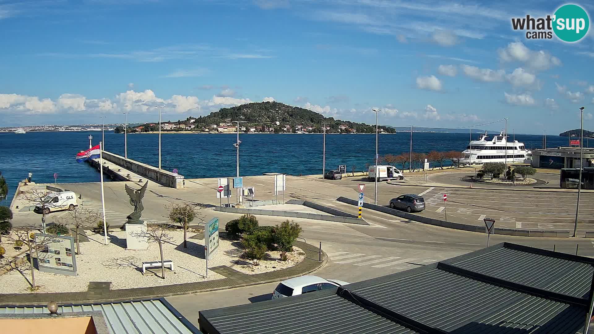 Webcam Ugljan – Preko Ferry to Zadar