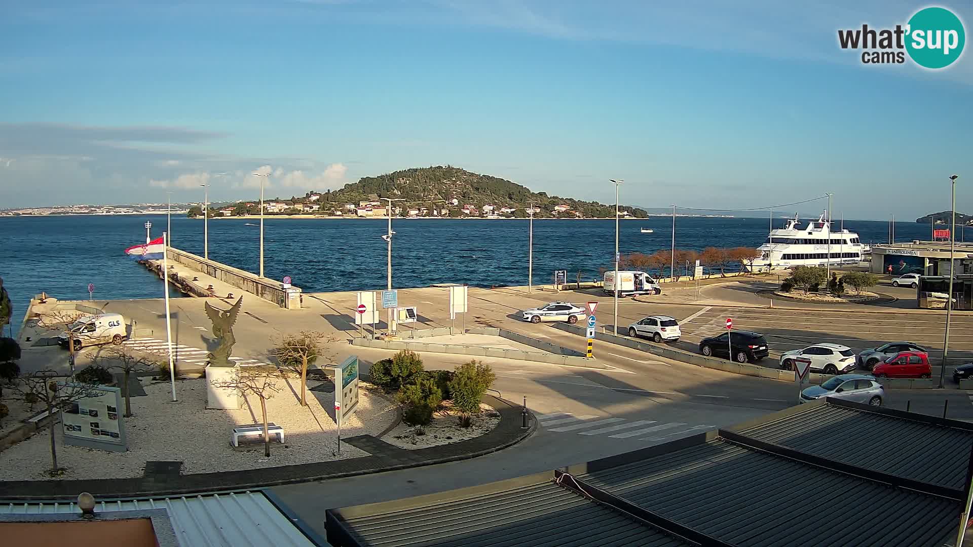 Webcam Ugliano – terminal traghetto da Preko a Zara