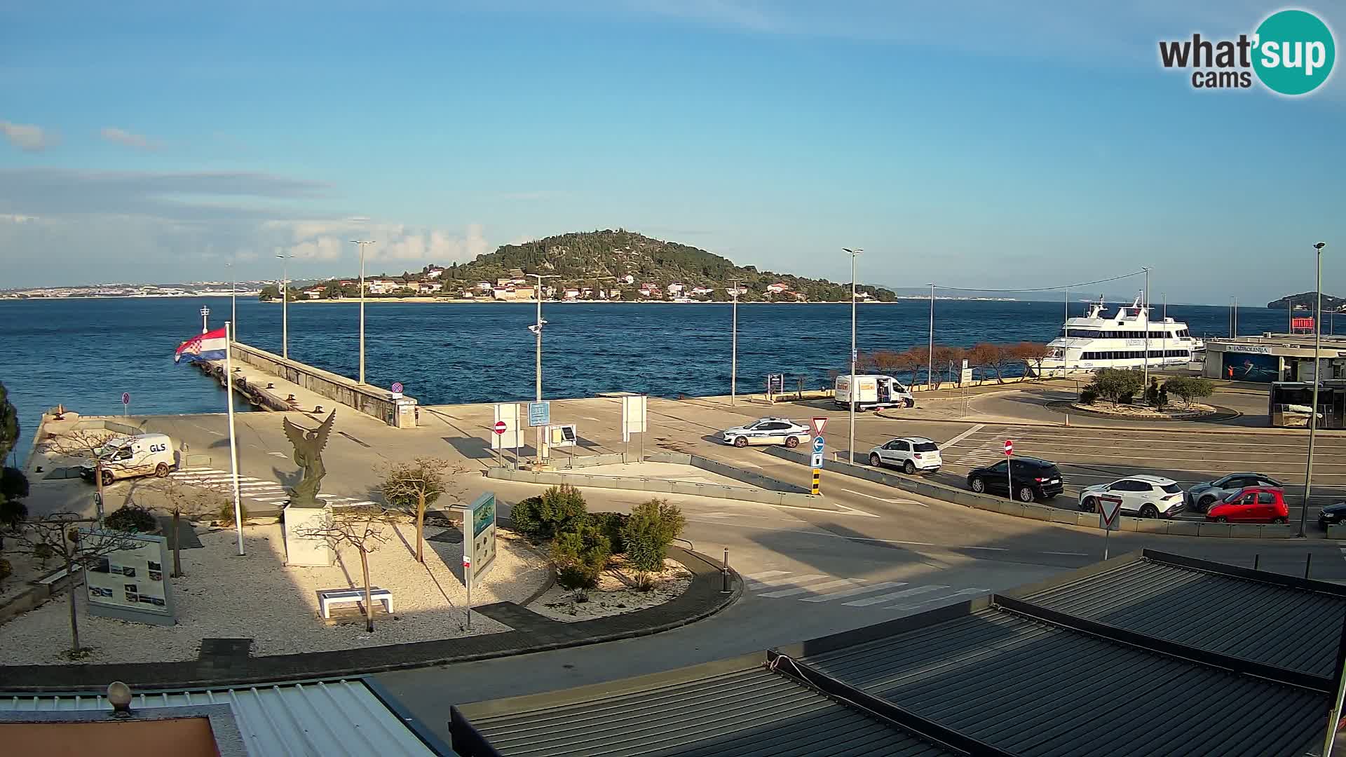 Webcam Ugljan – Preko Ferry to Zadar