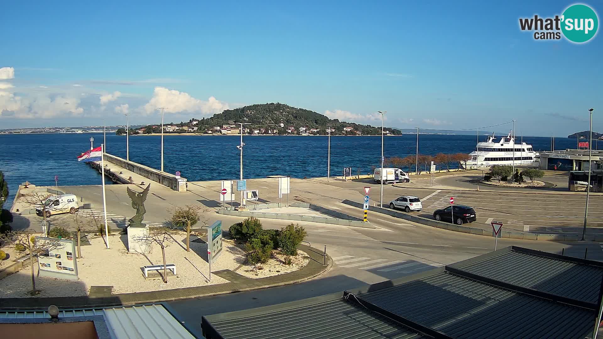 Webcam Ugljan – Preko Ferry to Zadar