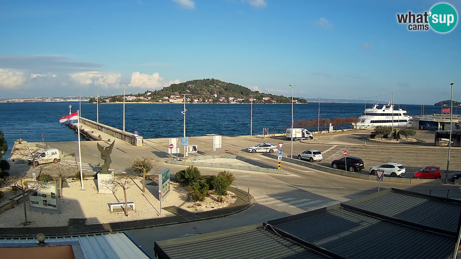 Spletna kamera Ugljan – trajekt Preko – Zadar