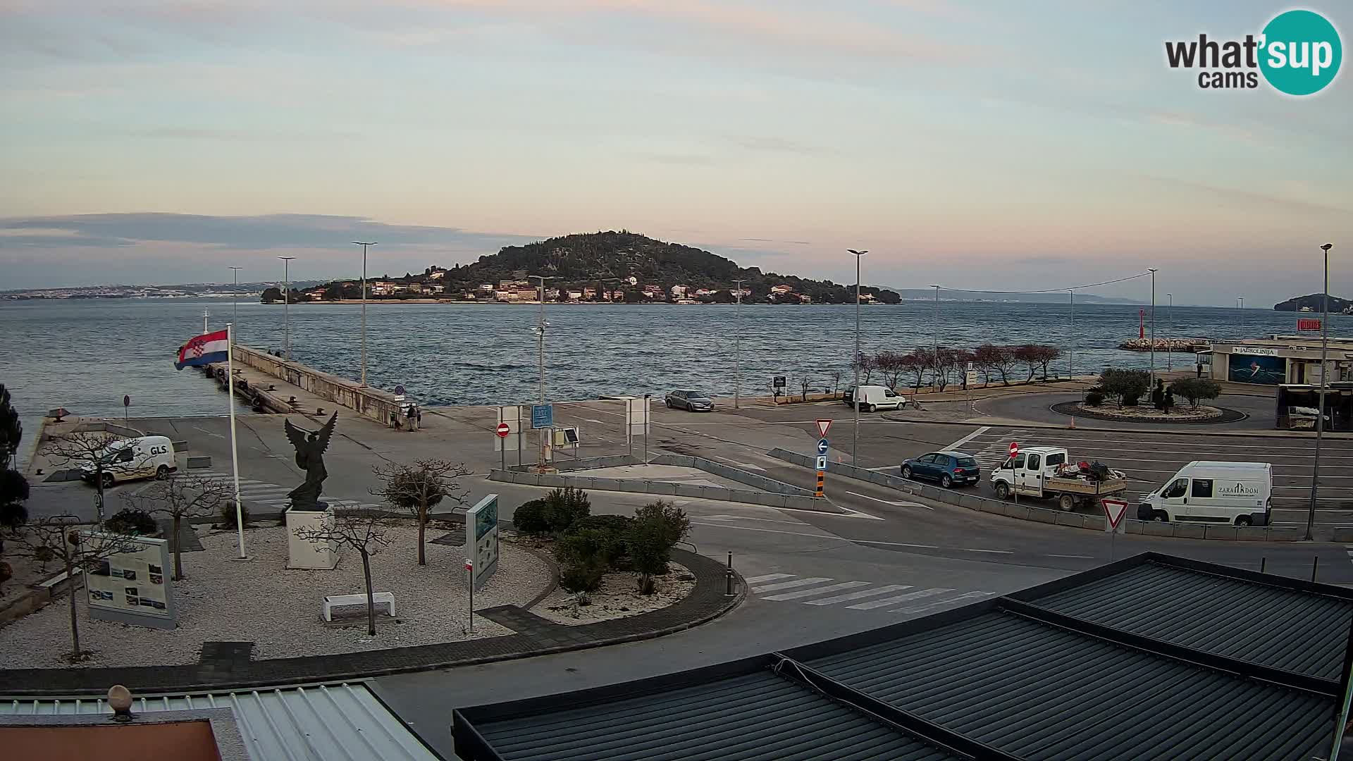 Webcam Ugljan – Preko Ferry to Zadar