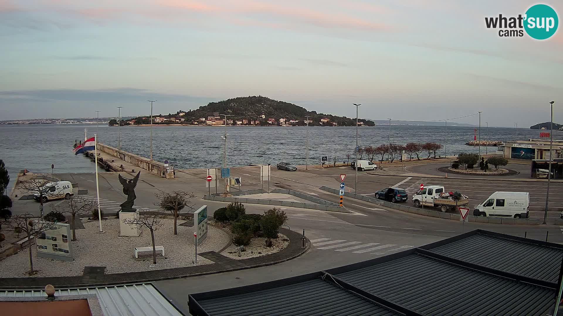 Webcam Ugljan – Preko Ferry to Zadar