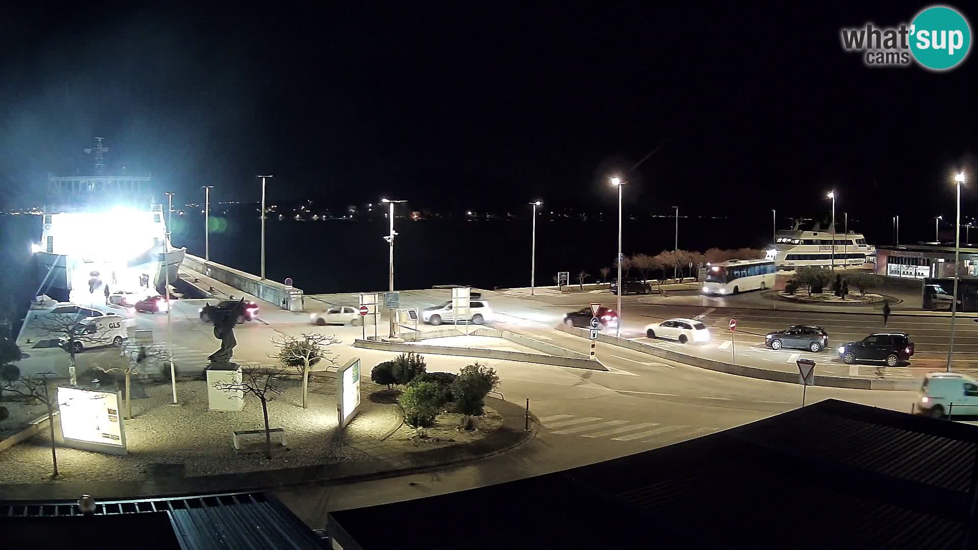 Webcam Ugliano – terminal traghetto da Preko a Zara