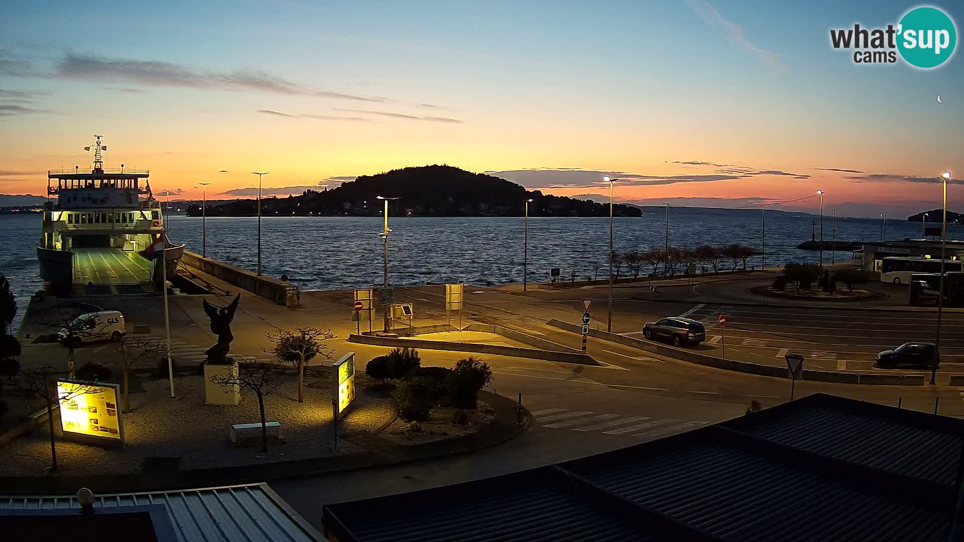 UGLJAN Webcam – Preko-Fähre nach Zadar