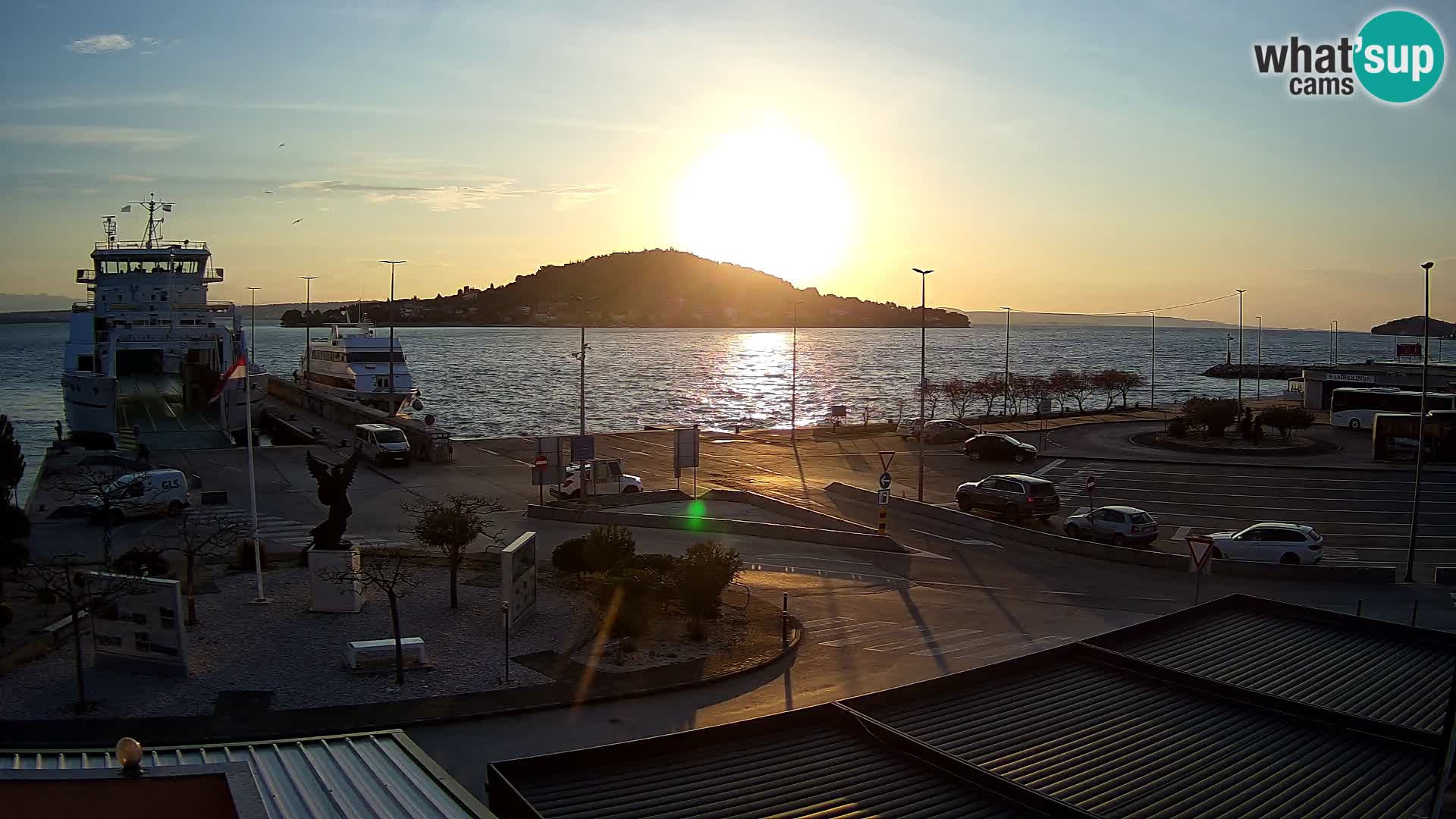 Webcam Ugljan – Preko Ferry to Zadar