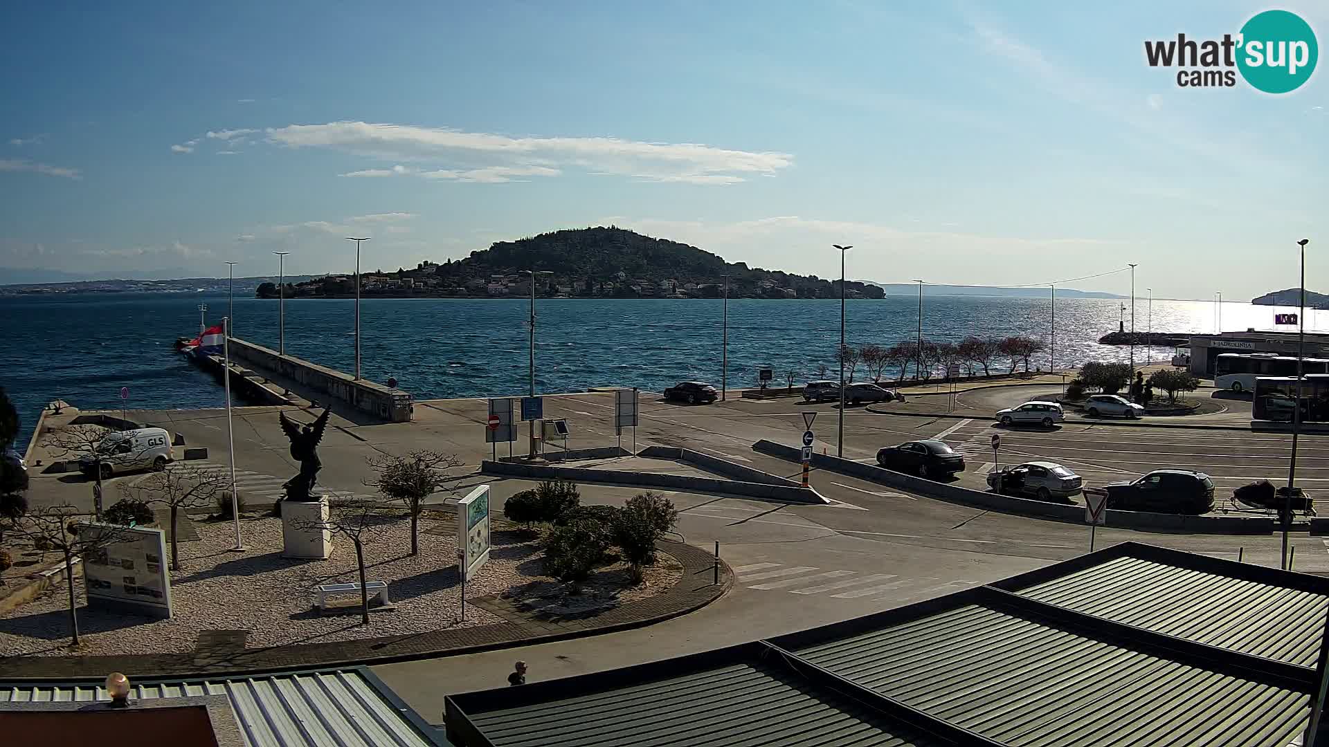 Webcam Ugljan – Preko Ferry to Zadar