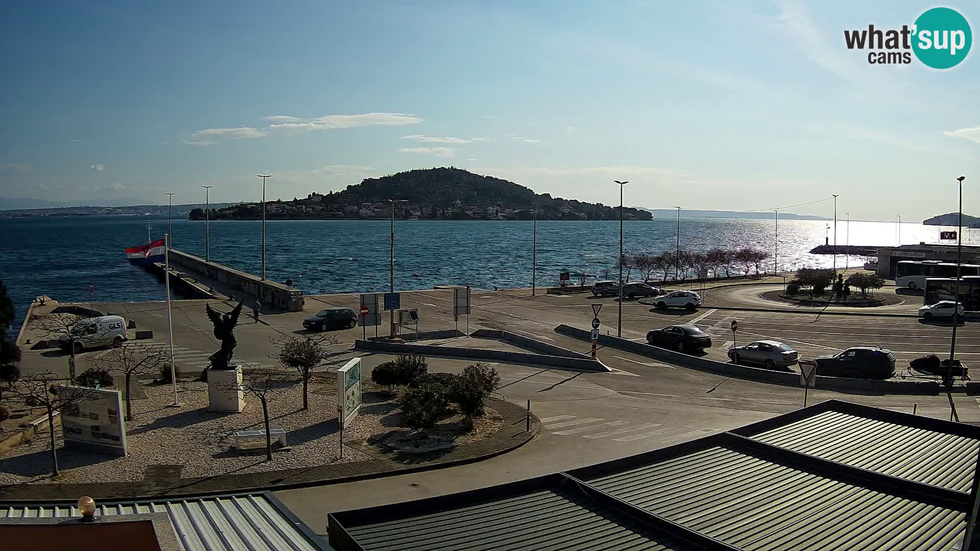 Webcam Ugljan – Preko Ferry to Zadar