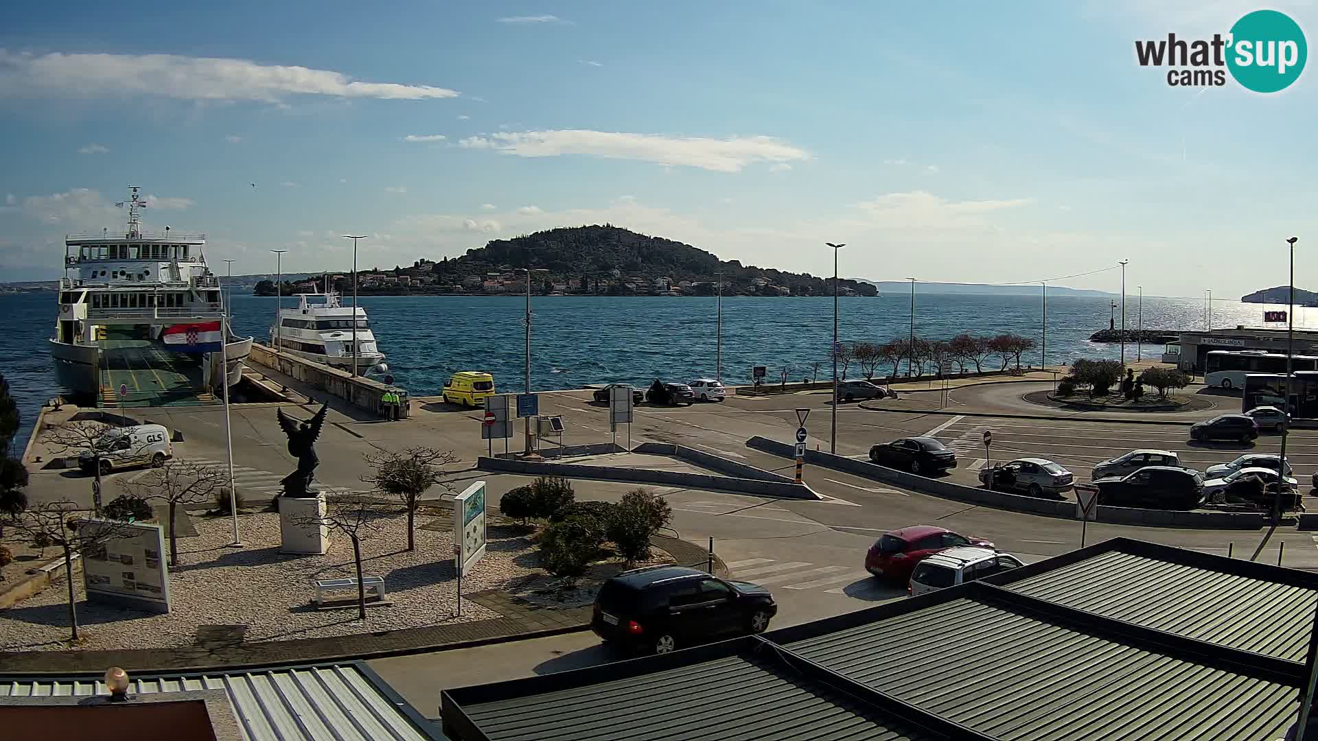 Spletna kamera Ugljan – trajekt Preko – Zadar