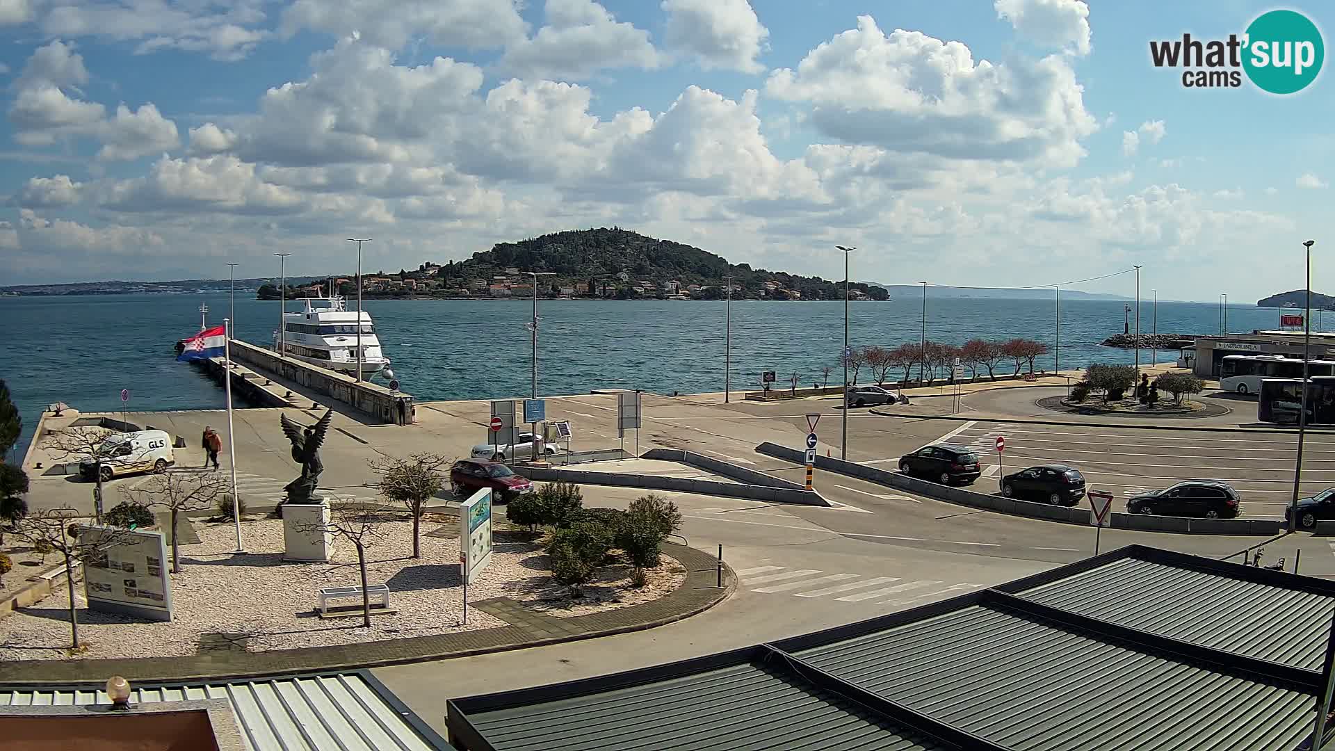 Spletna kamera Ugljan – trajekt Preko – Zadar