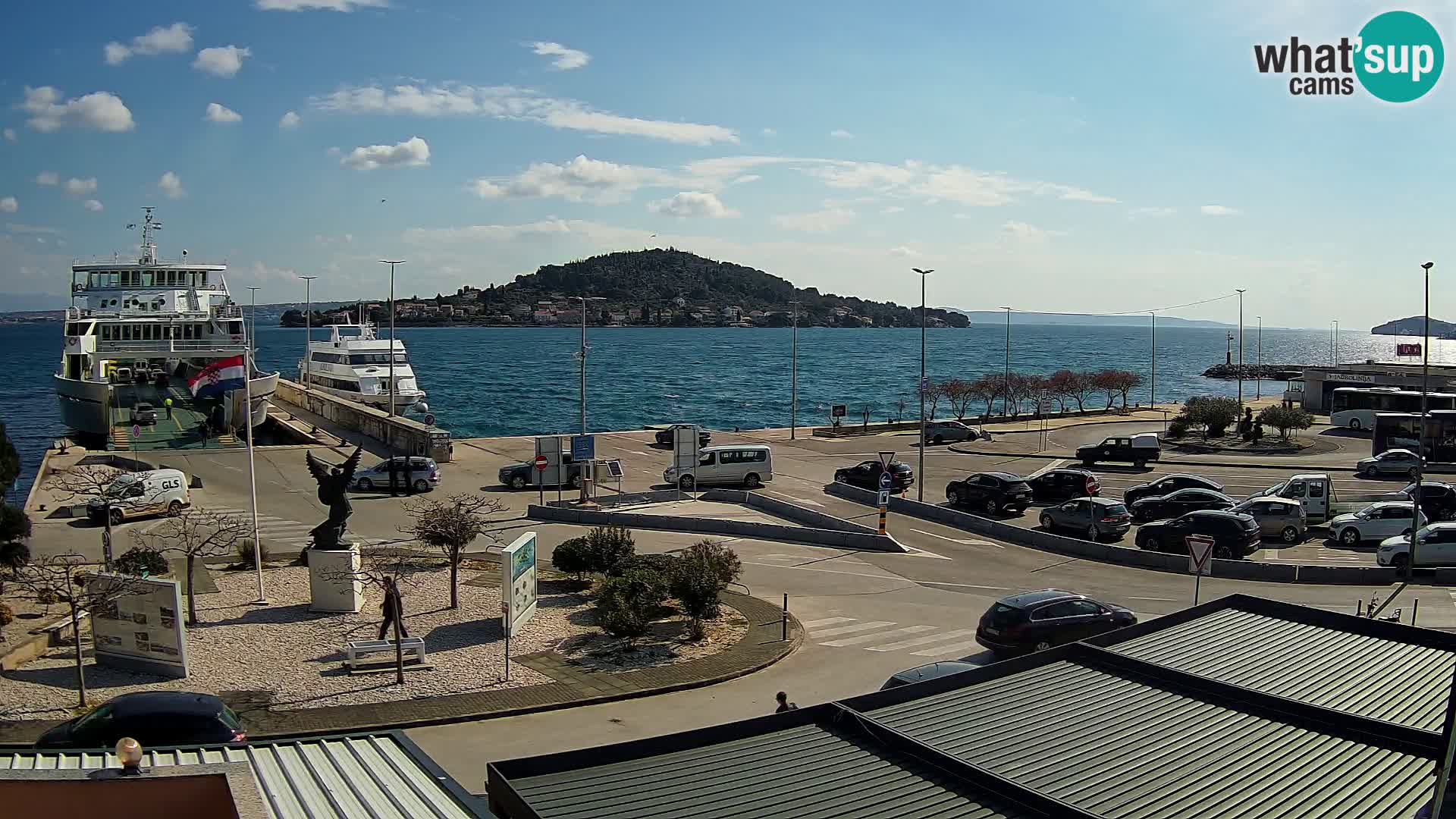 Webcam Ugljan – Preko Ferry to Zadar