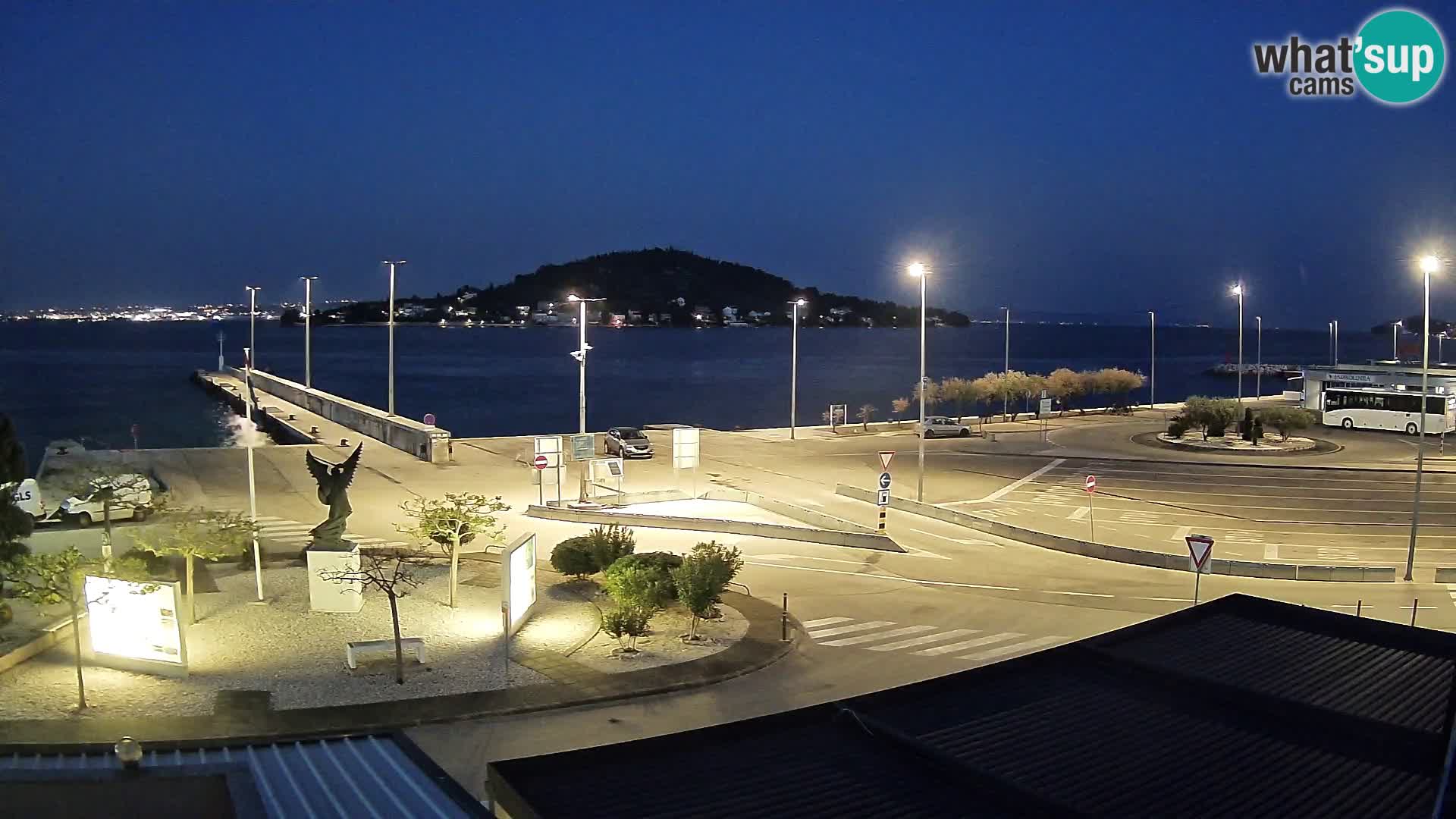 Spletna kamera Ugljan – trajekt Preko – Zadar