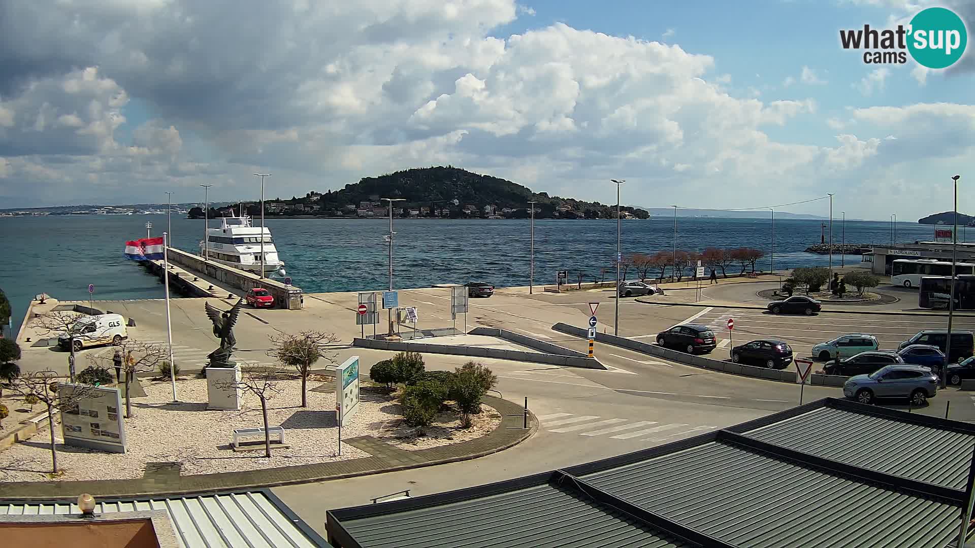 Spletna kamera Ugljan – trajekt Preko – Zadar