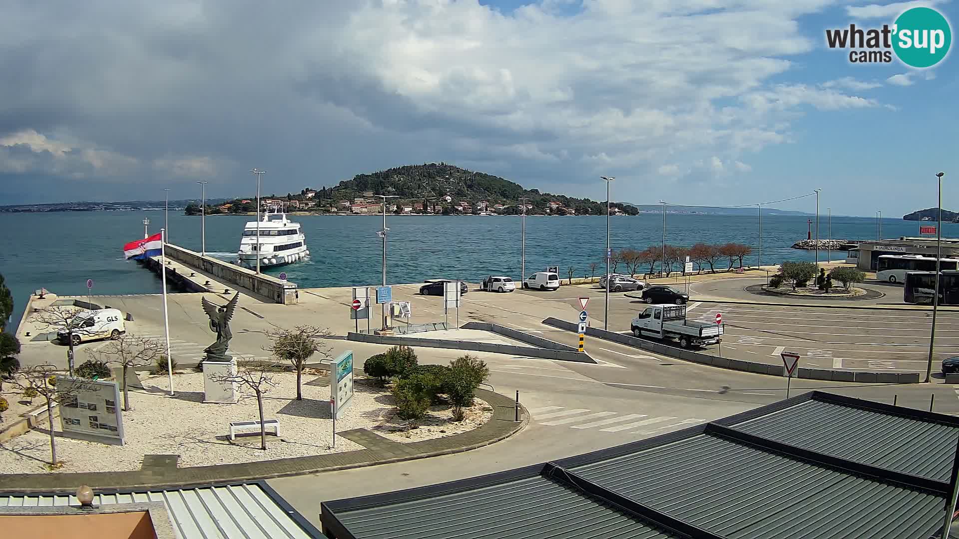 Spletna kamera Ugljan – trajekt Preko – Zadar