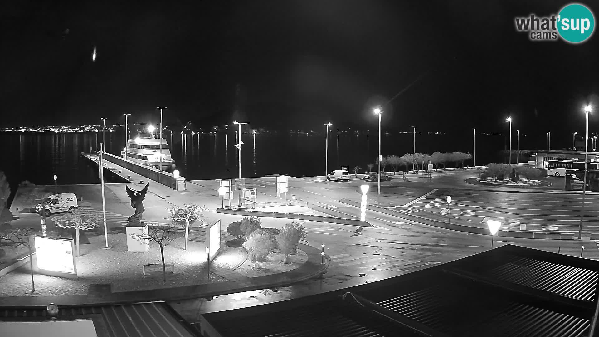 Webcam Ugliano – terminal traghetto da Preko a Zara