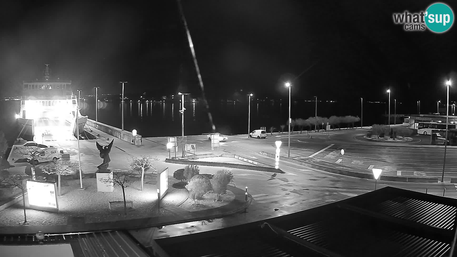 Webcam Ugliano – terminal traghetto da Preko a Zara