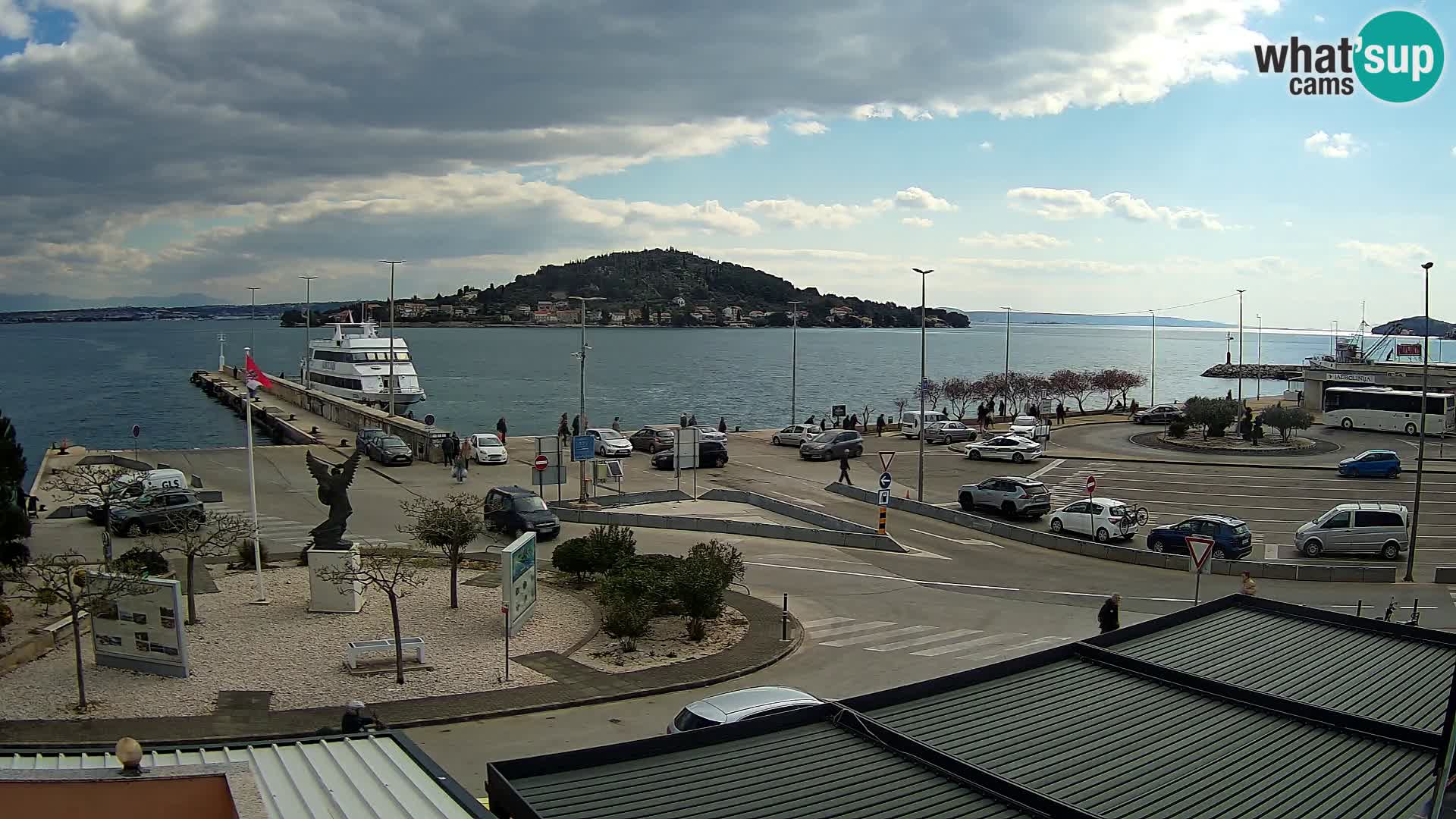 Spletna kamera Ugljan – trajekt Preko – Zadar