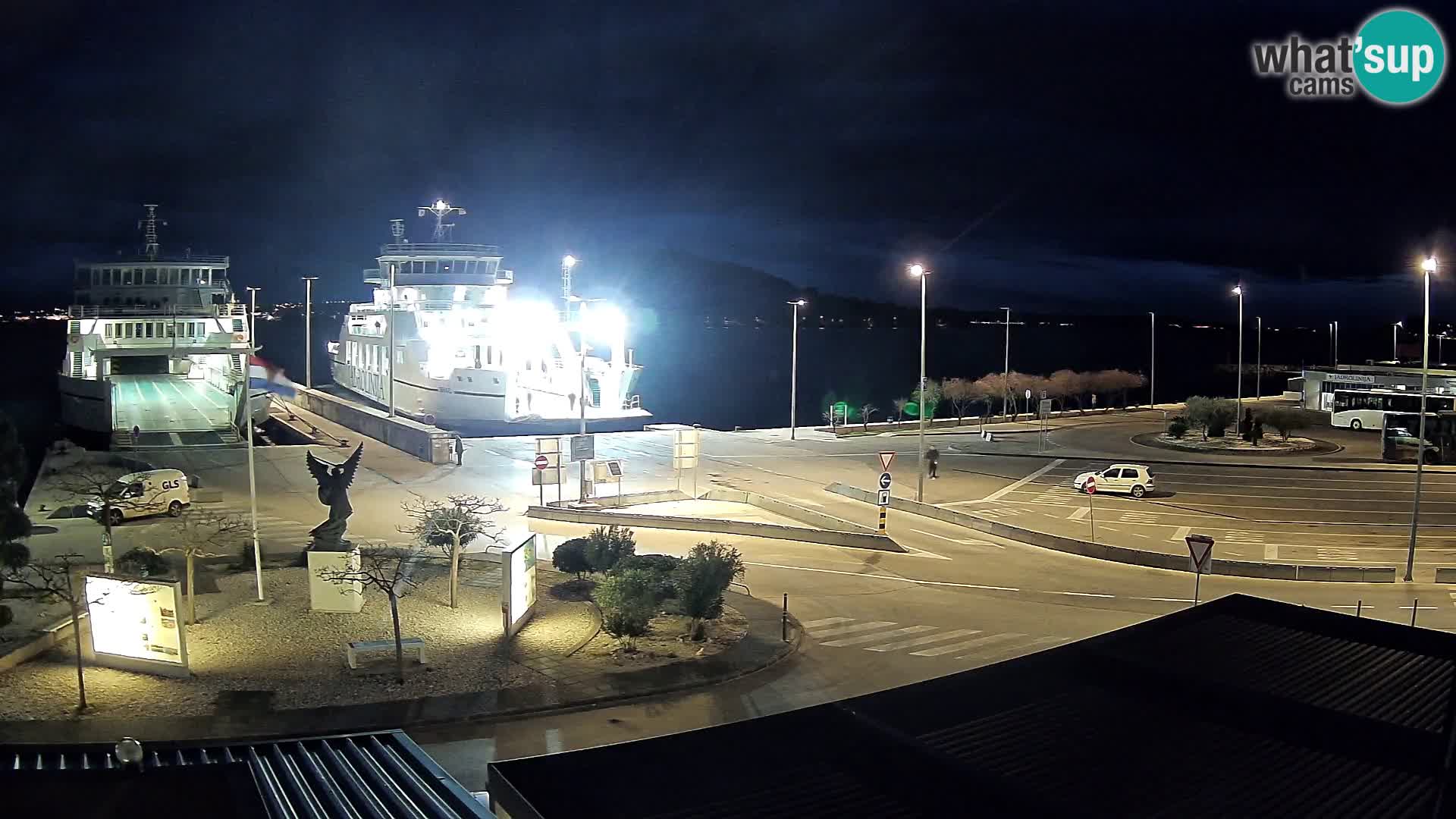 Webcam Ugljan – Preko Ferry to Zadar